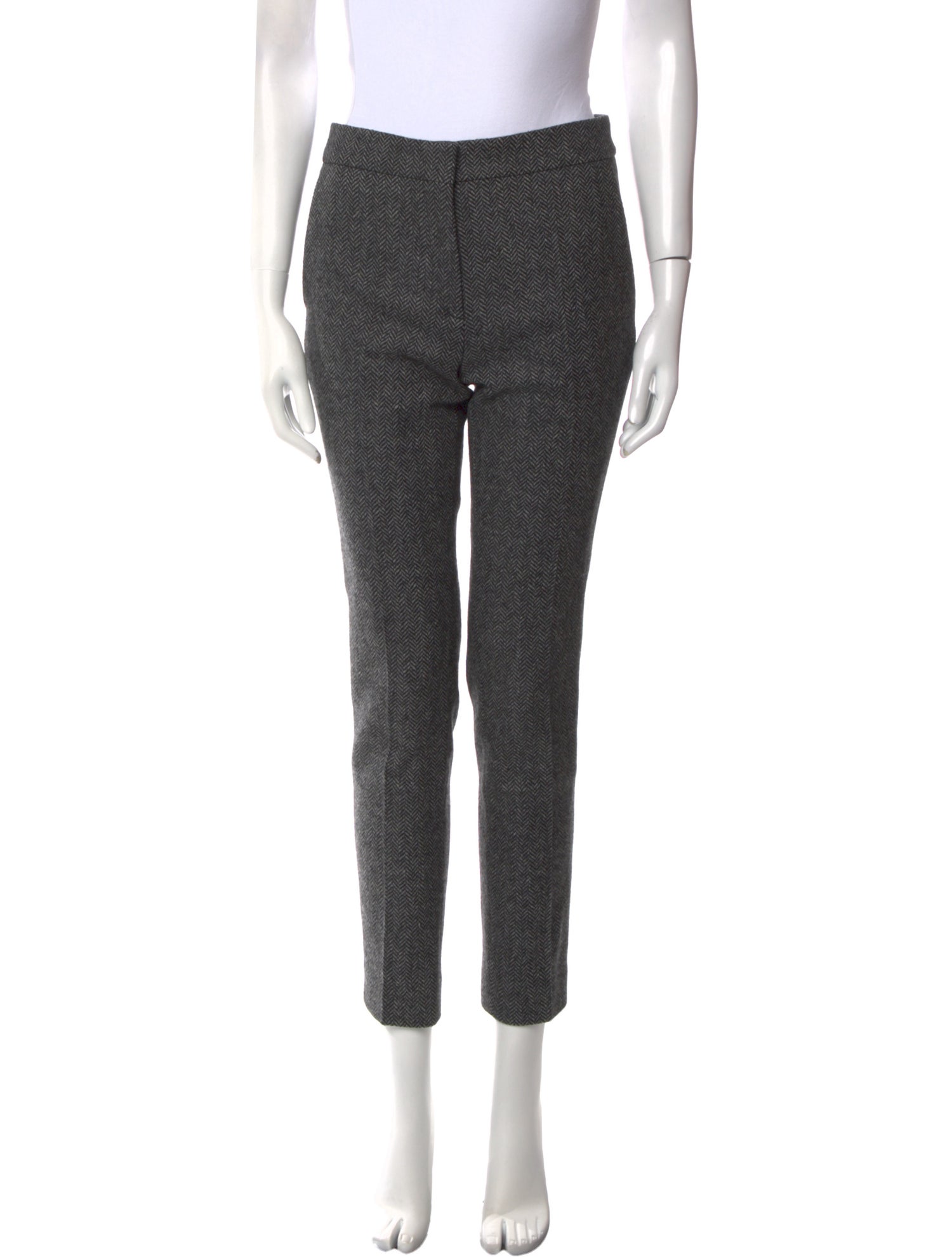 Moschino Couture Virgin Wool Straight Leg Pants w/ Tags