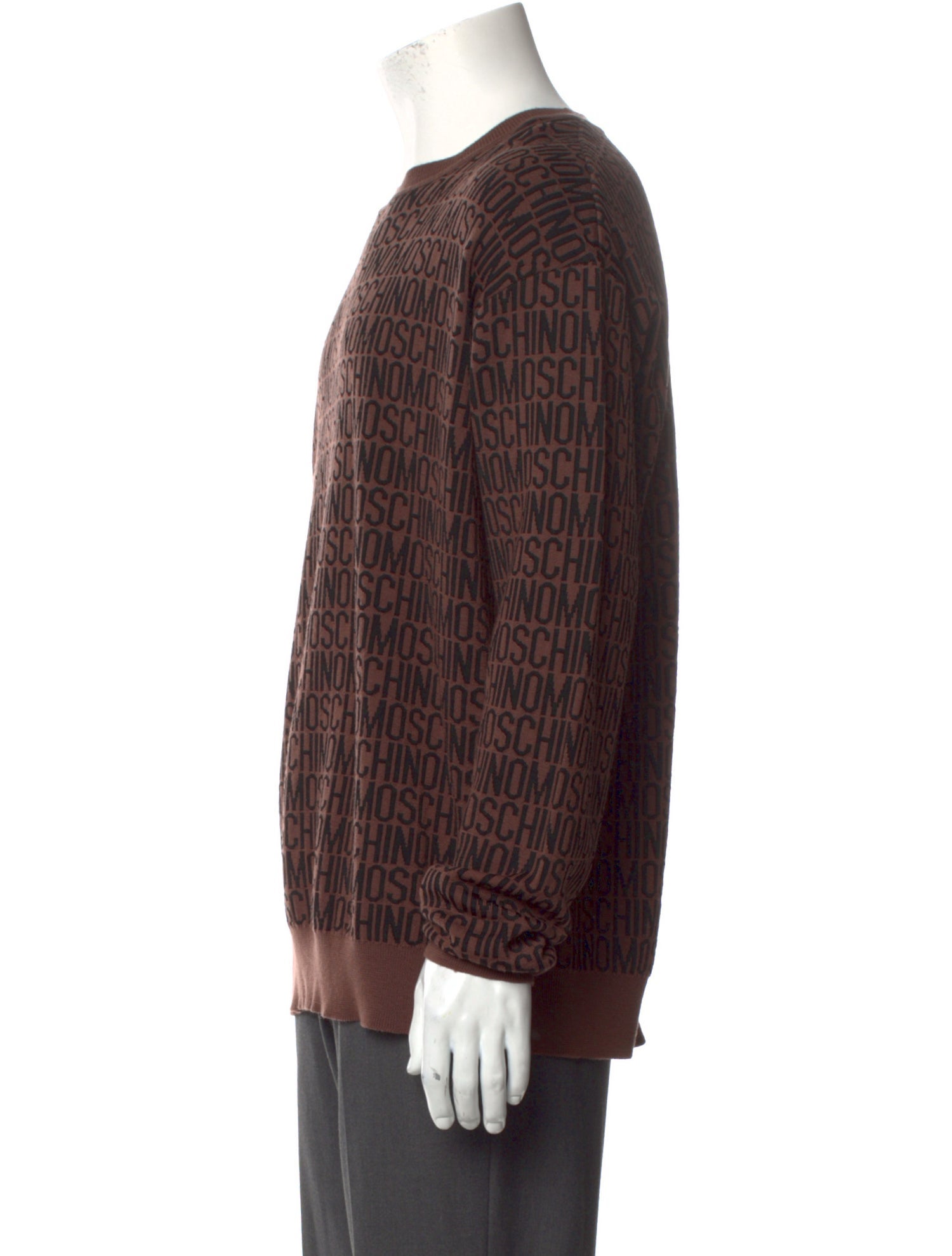 Moschino Couture Virgin Wool Crew Neck Pullover