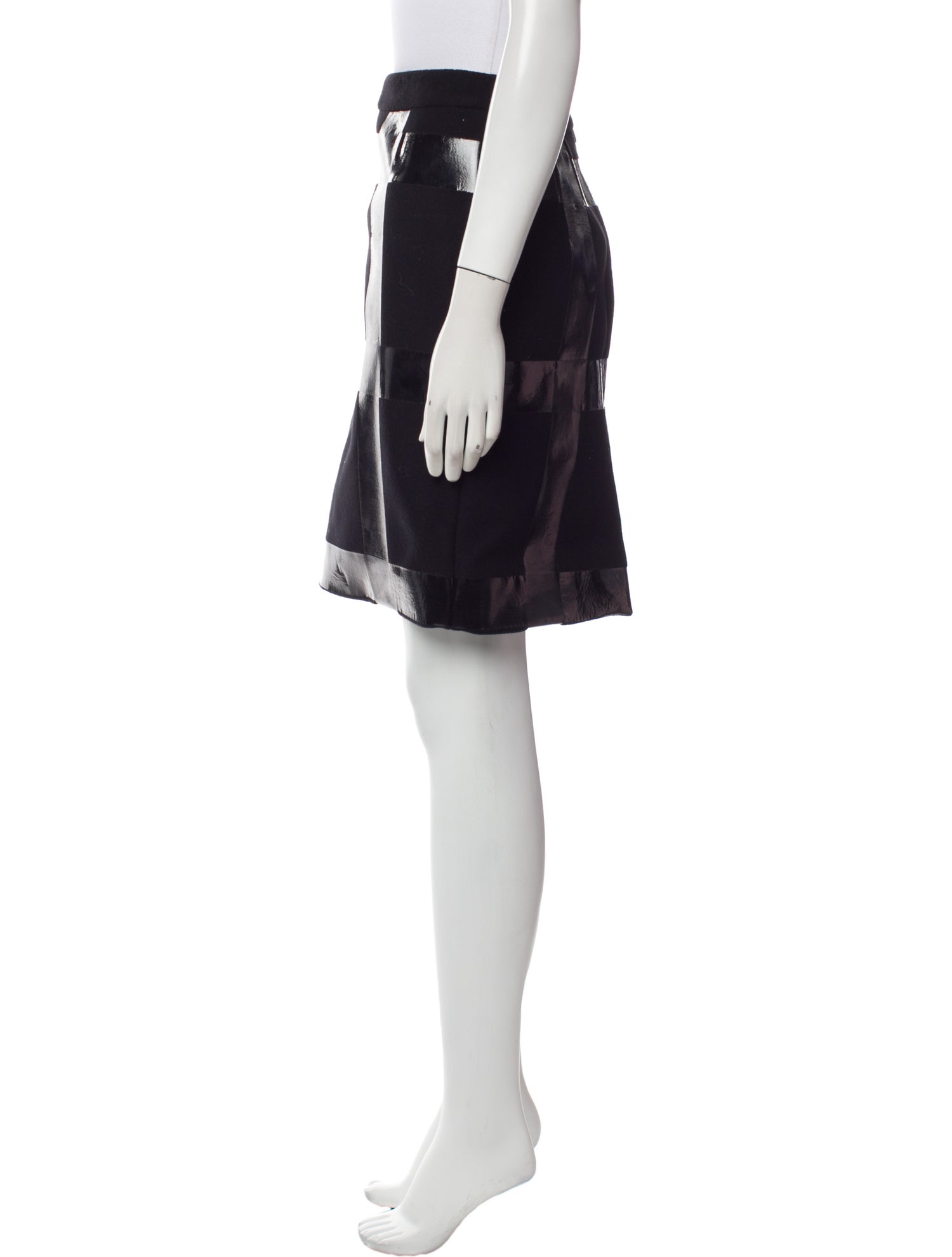 Moschino Couture Virgin Wool Knee-Length Skirt