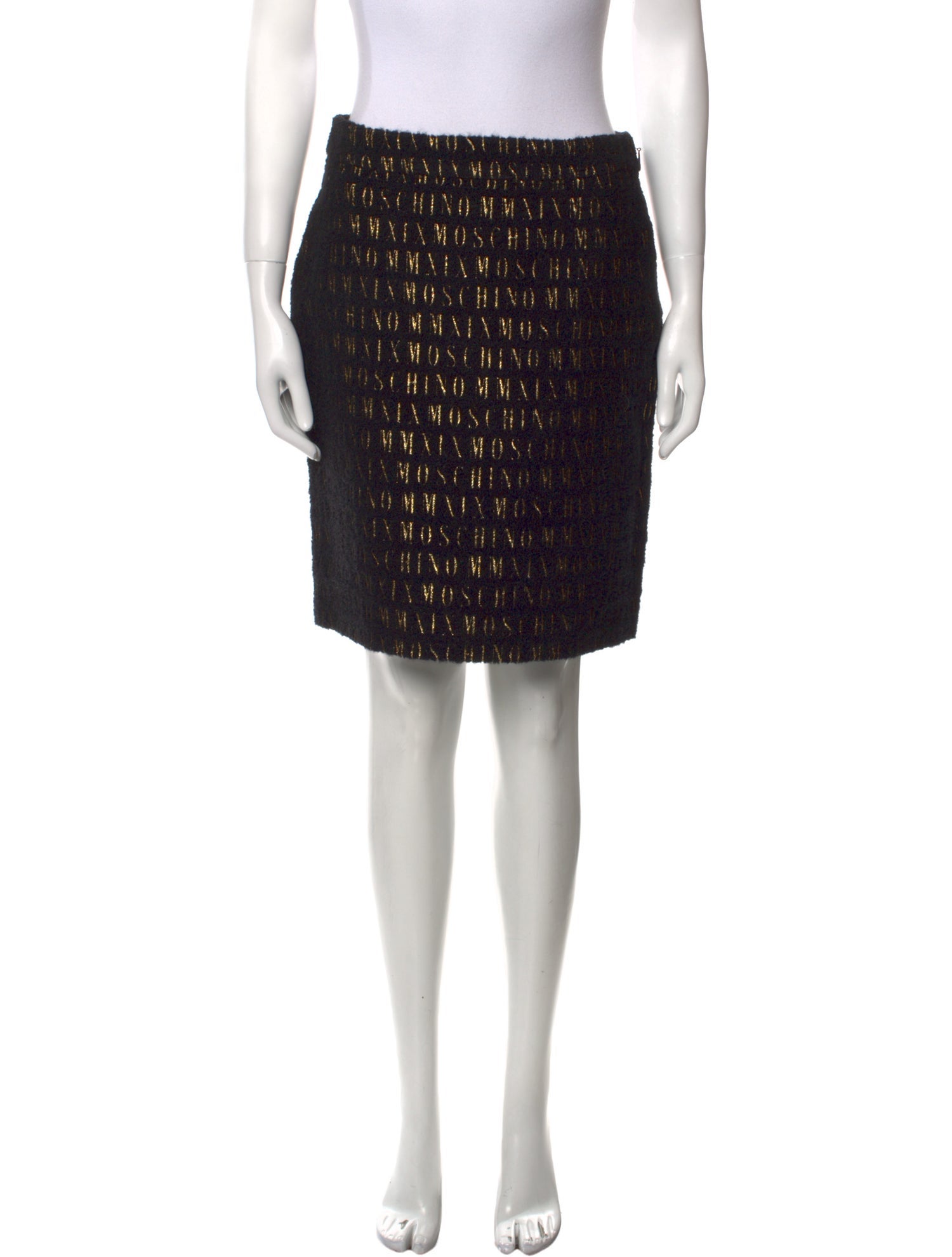 Moschino Couture Printed Knee-Length Skirt