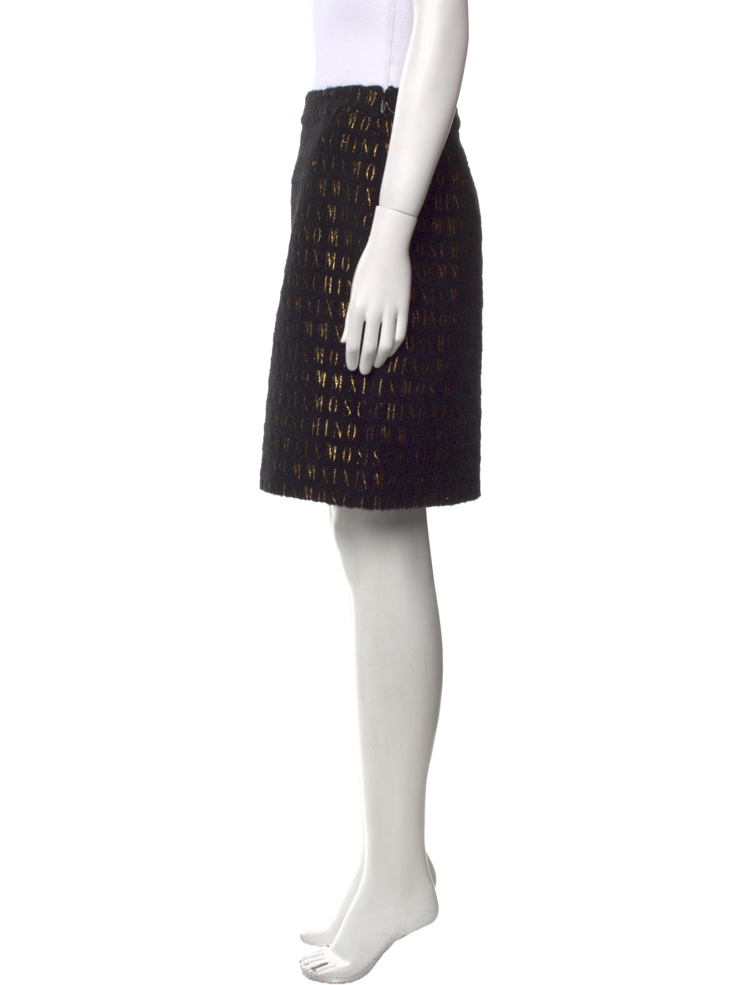 Moschino Couture Printed Knee-Length Skirt