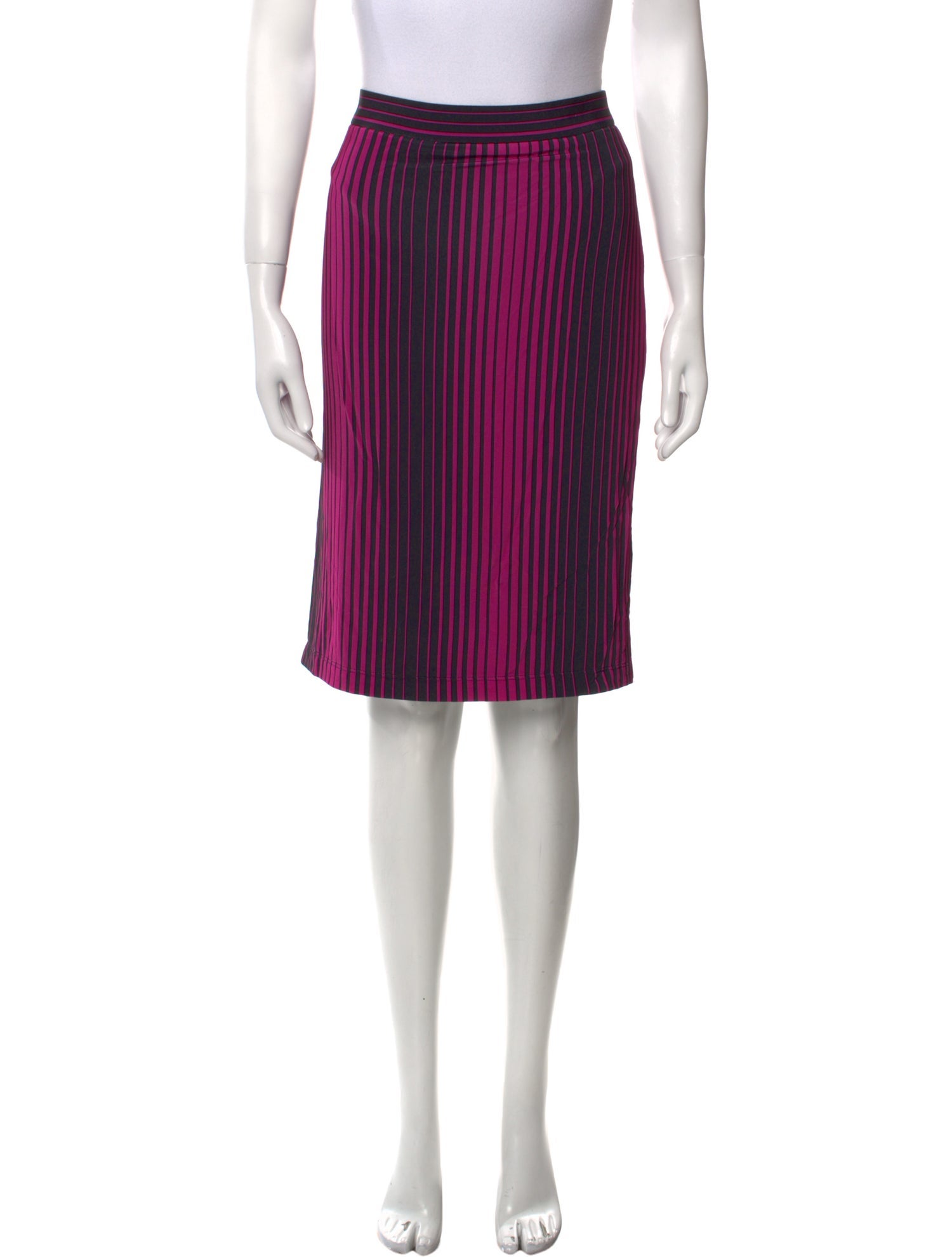 Moschino Couture Striped Knee-Length Skirt
