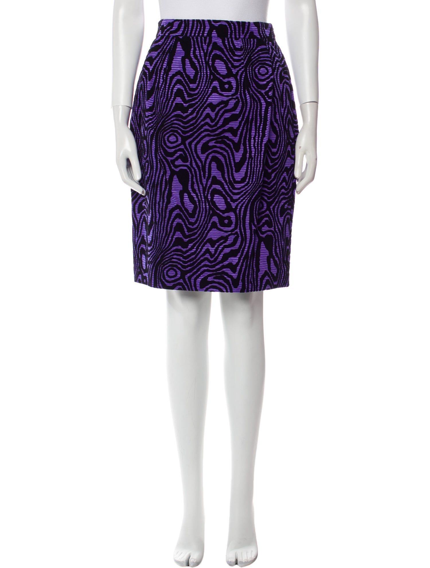 Moschino Couture Printed Knee-Length Skirt