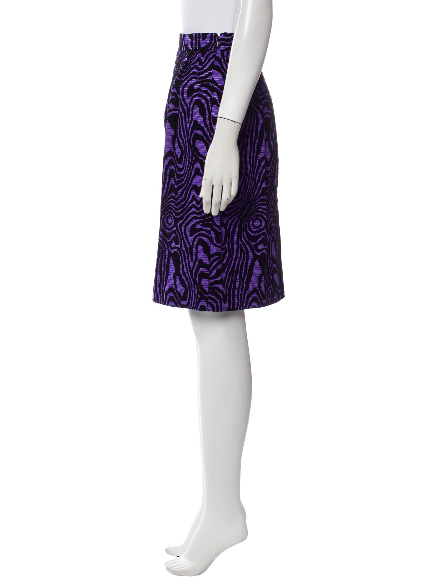 Moschino Couture Printed Knee-Length Skirt
