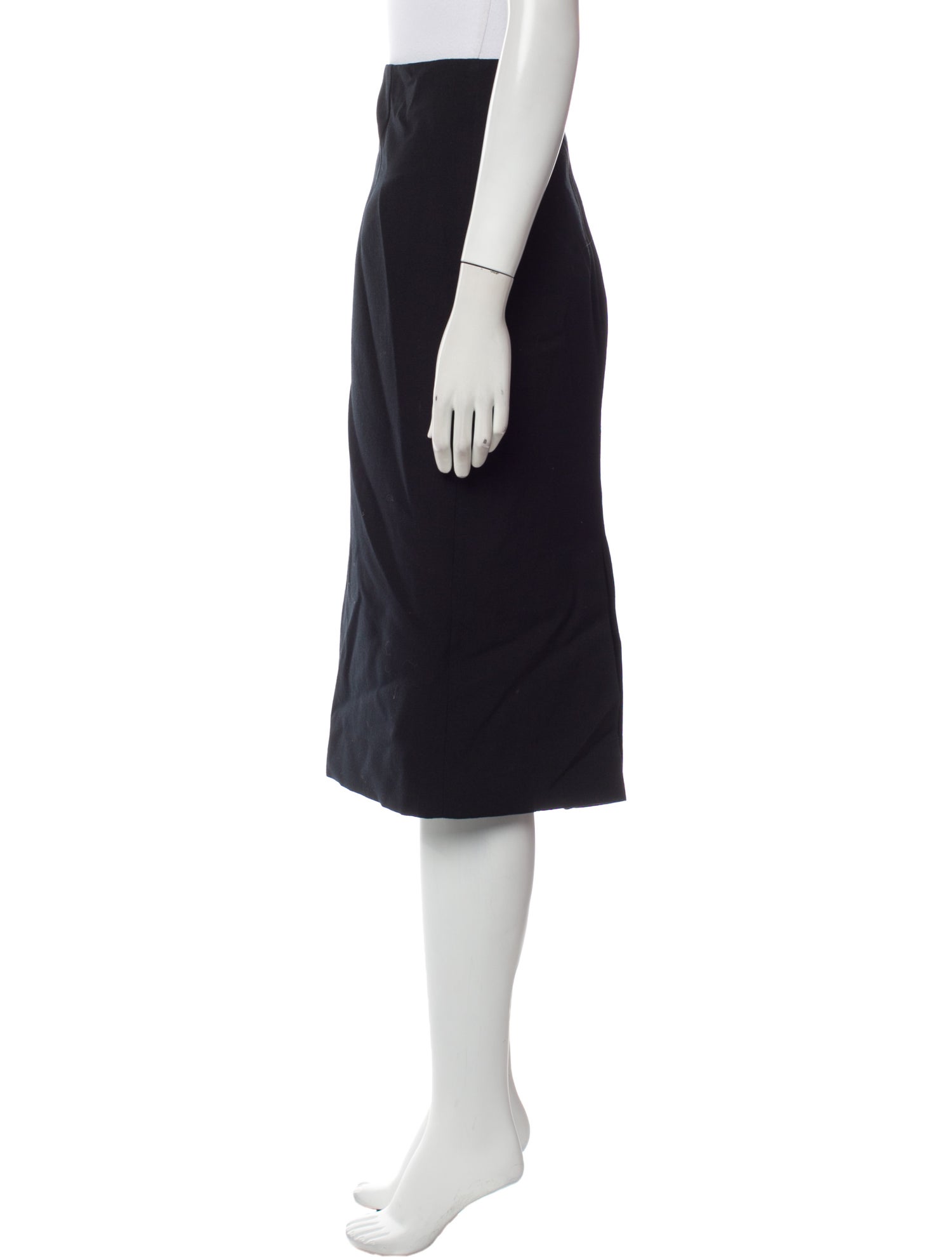 Moschino Couture Virgin Wool Knee-Length Skirt