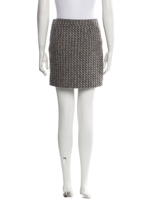 Moschino Couture Tweed Pattern Mini Skirt