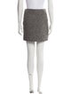 Moschino Couture Tweed Pattern Mini Skirt