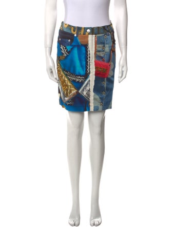 Moschino Couture Printed Mini Skirt