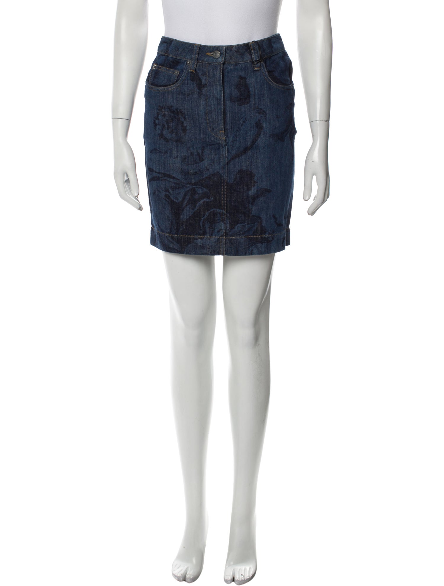 Moschino Couture Graphic Print Mini Skirt w/ Tags