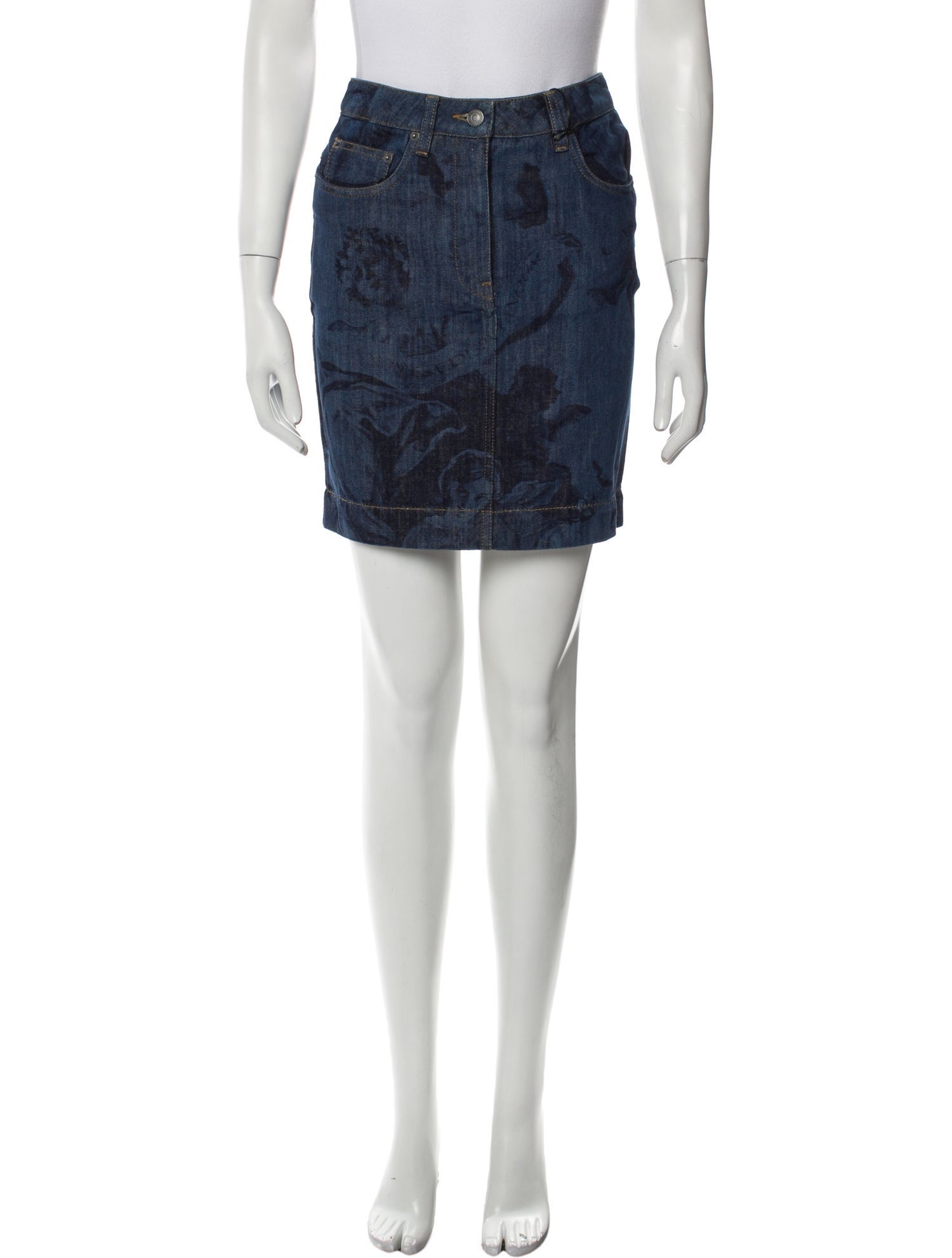 Moschino Couture Printed Mini Skirt w/ Tags