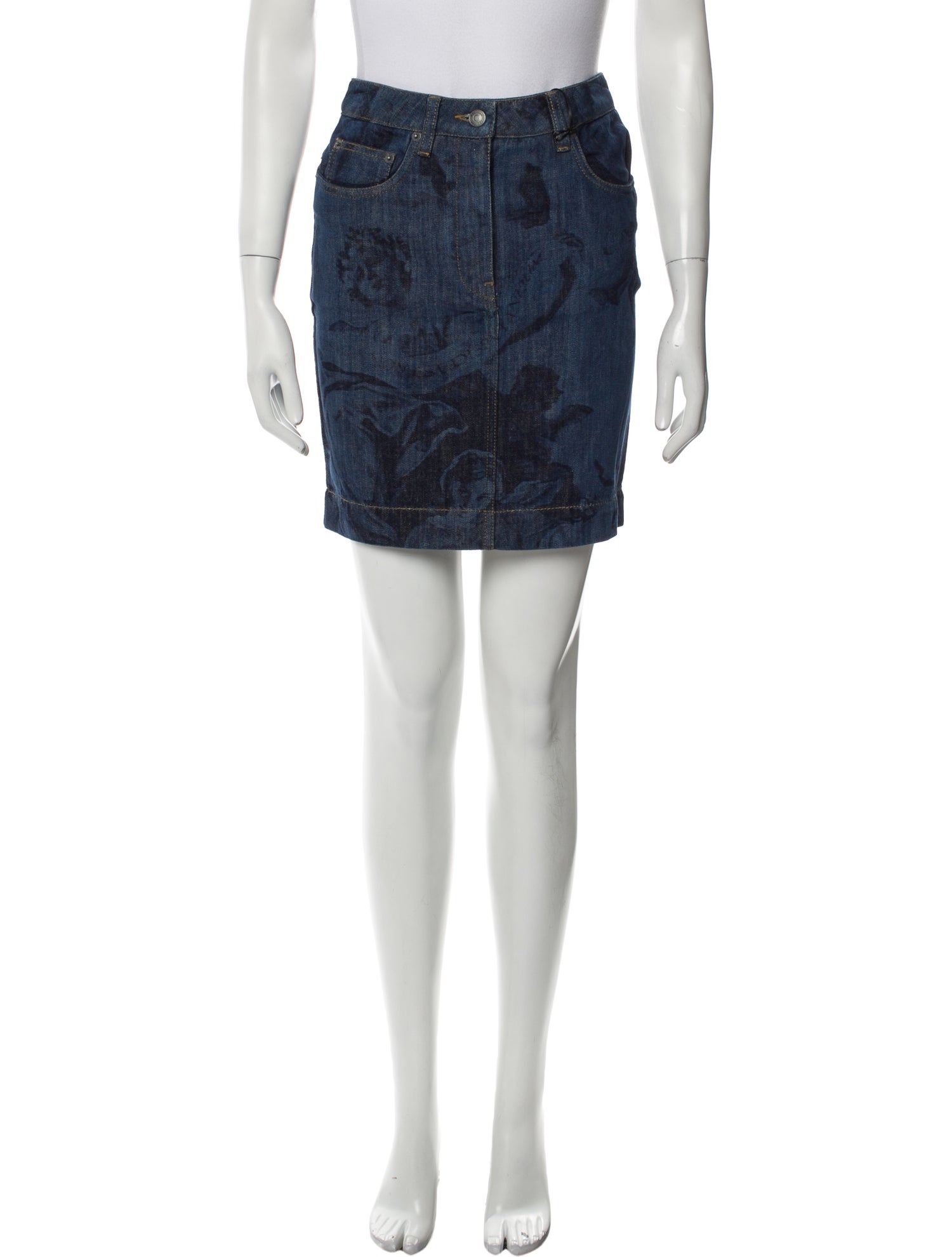 Moschino Couture Printed Mini Skirt w/ Tags