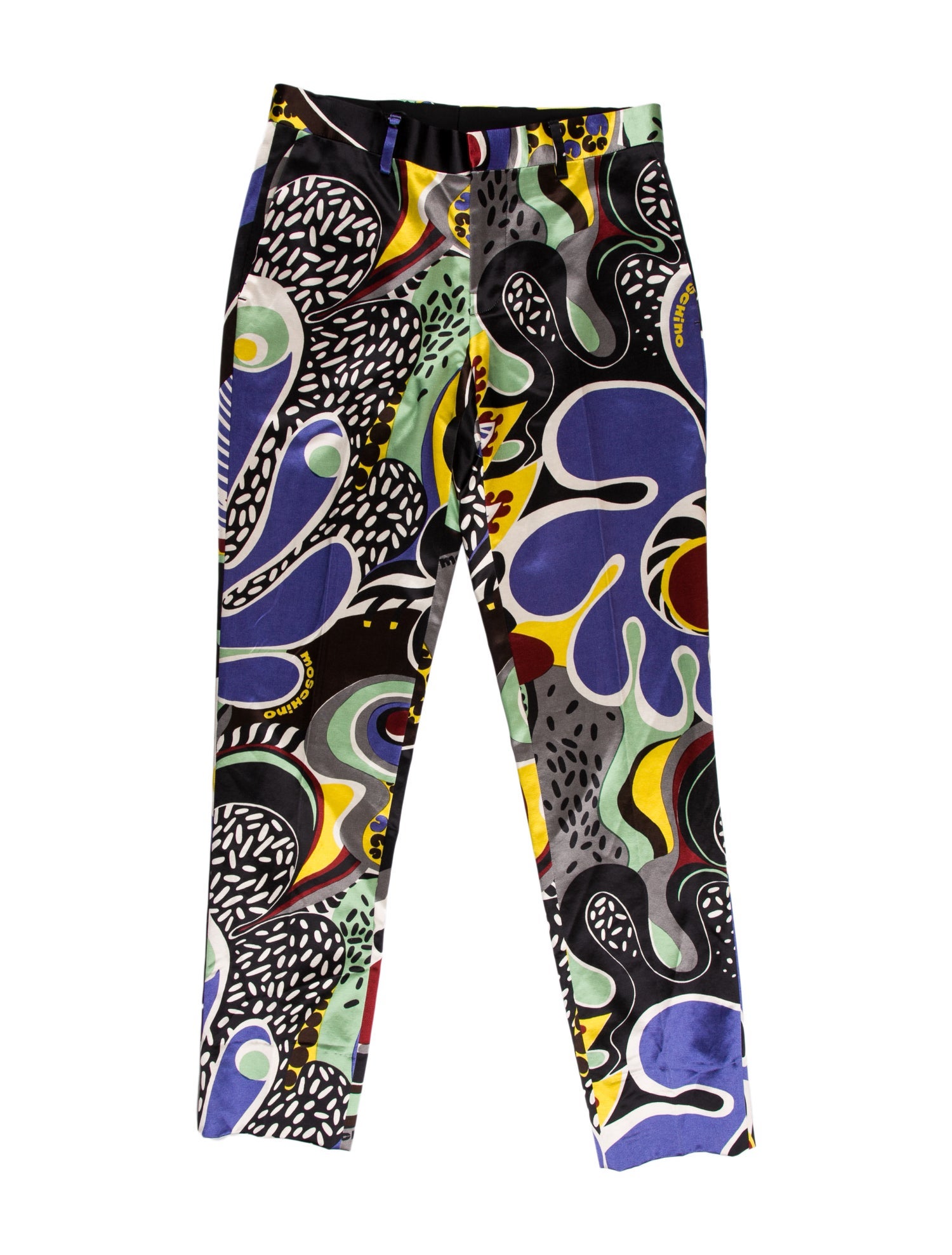 Moschino Couture Printed Straight Leg Pants