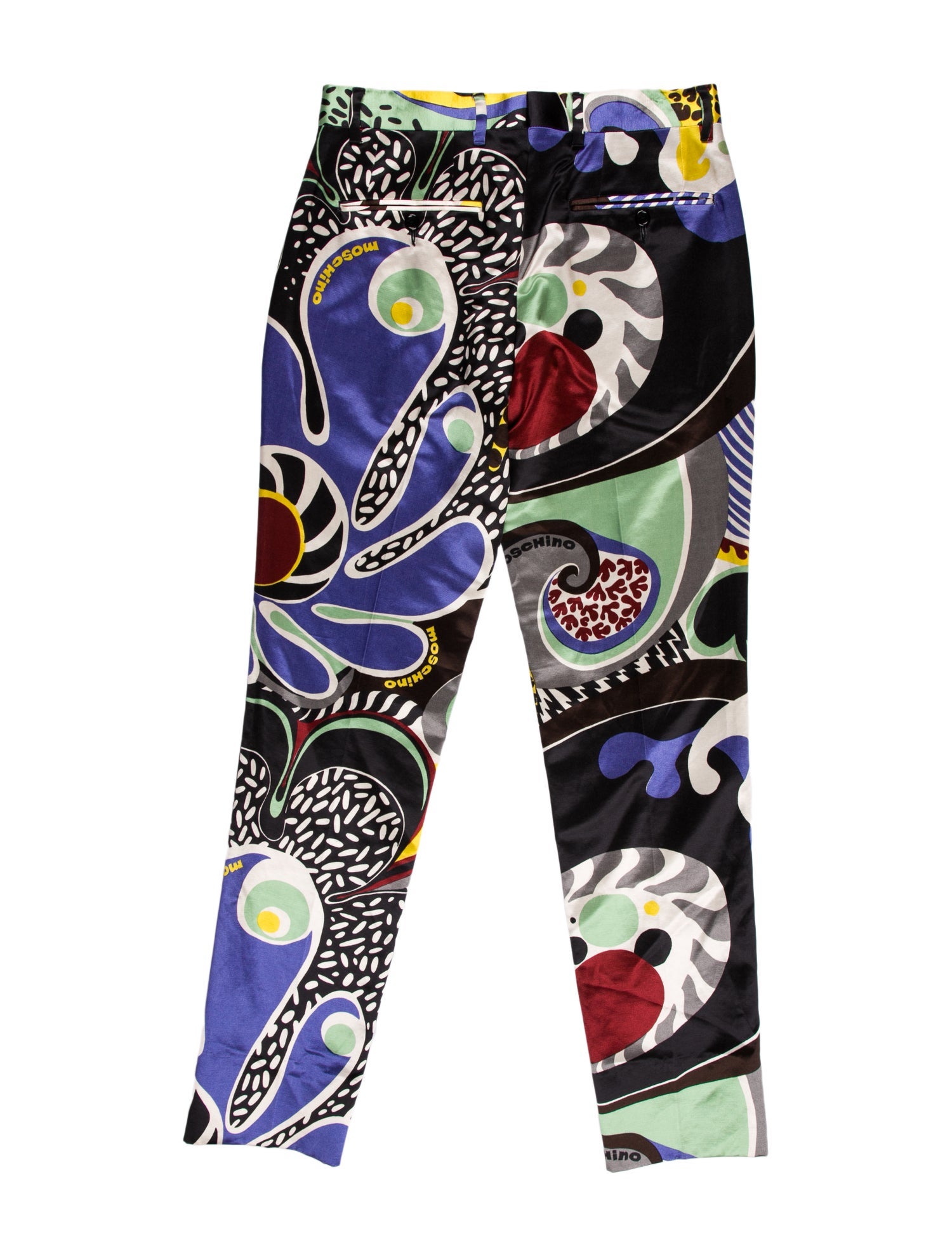Moschino Couture Printed Straight Leg Pants