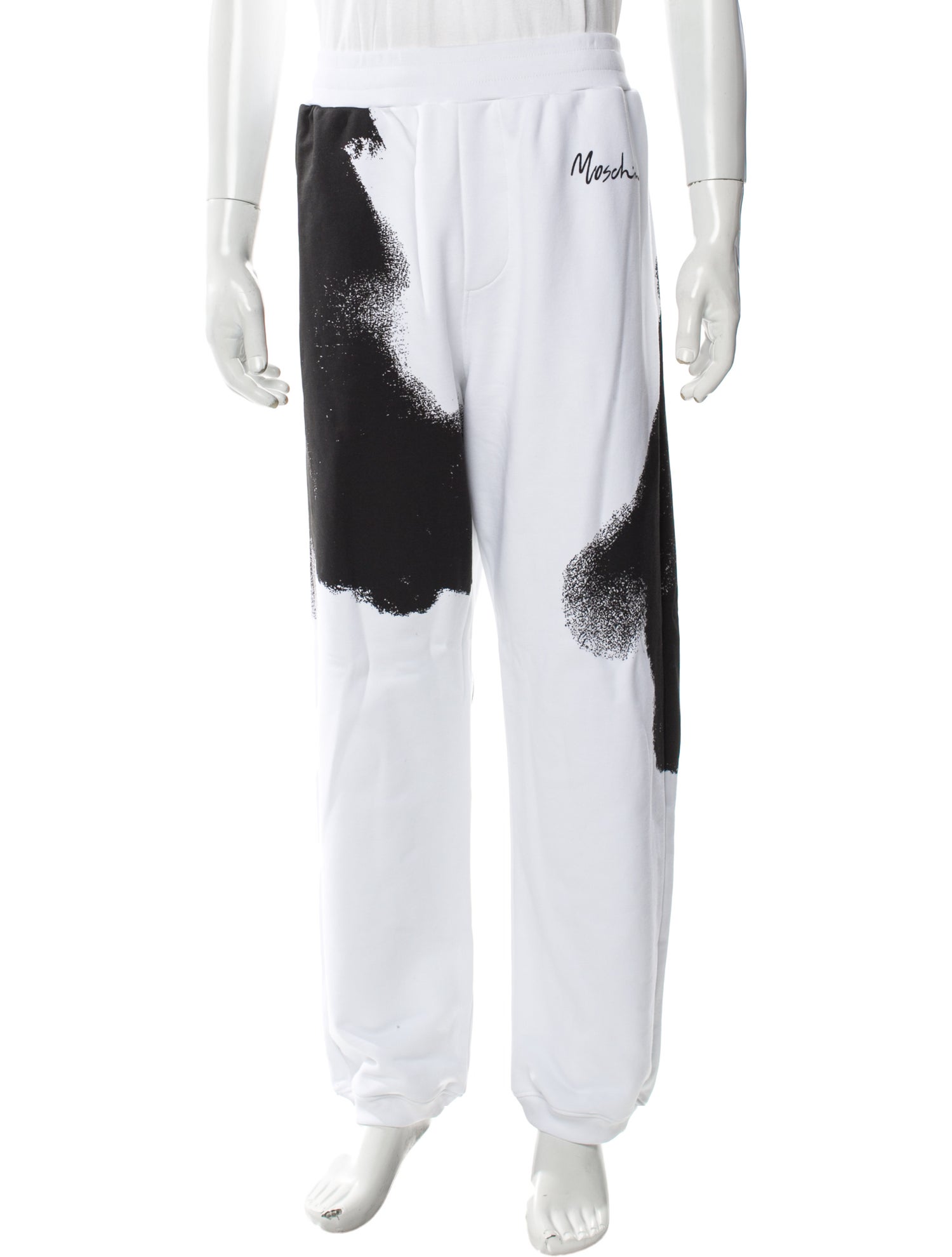 Moschino Couture Colorblock Pattern Lounge Bottoms