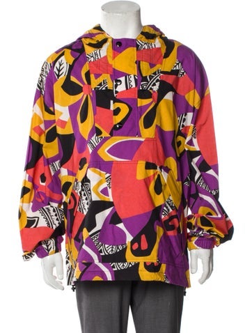 Moschino Couture Outerwear Graphic Print Denim Jacket Us42, It52 | XL