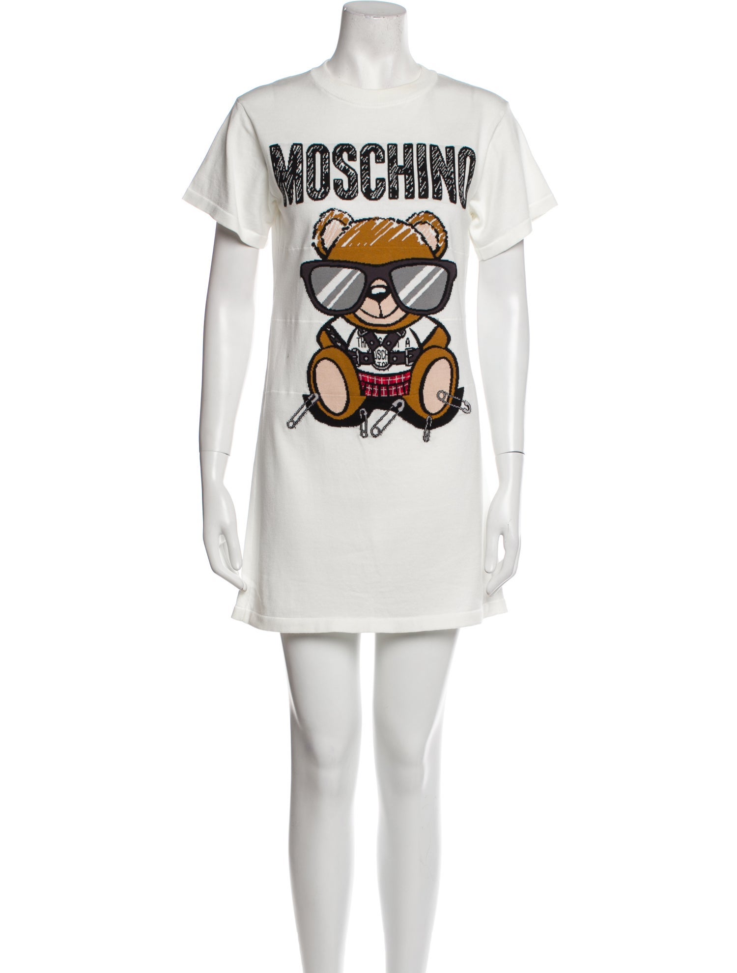 Moschino Couture Graphic Print Mini Dress