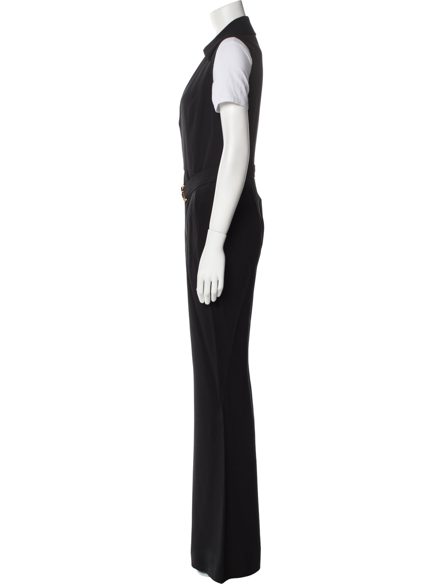 Moschino Couture Plunge Neckline Jumpsuit