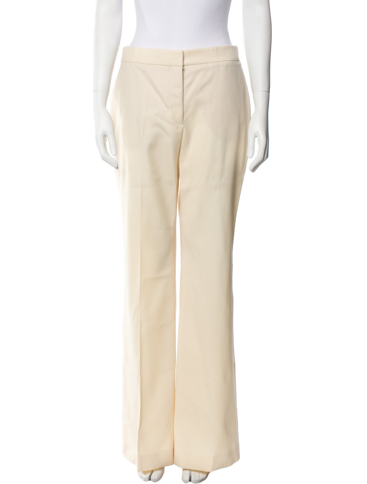 Moschino Couture Virgin Wool Wide Leg Pants