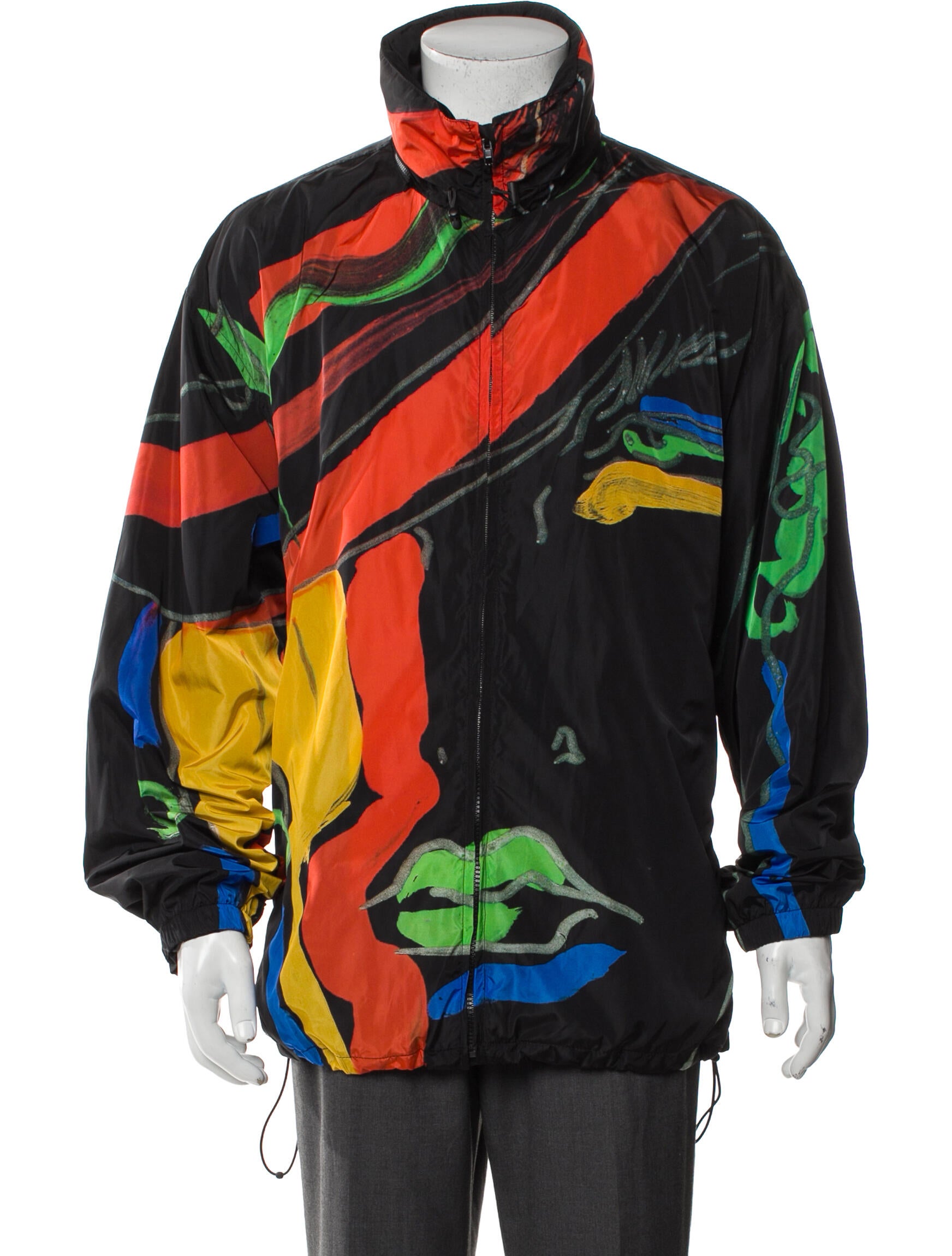 Moschino Couture 2023 Graphic Print Parka