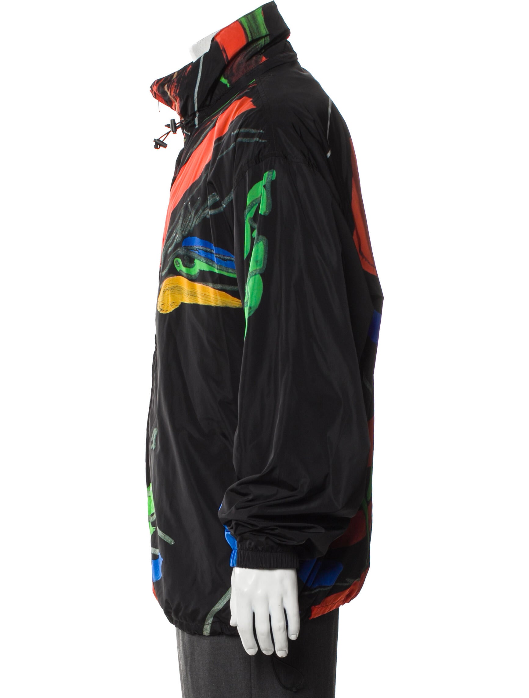 Moschino Couture 2023 Graphic Print Parka