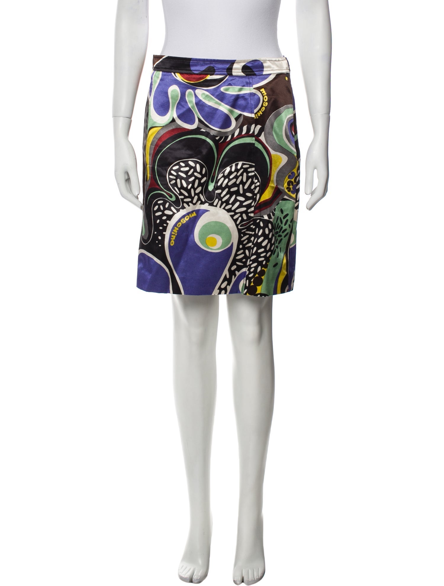 Moschino Couture Printed Mini Skirt w/ Tags