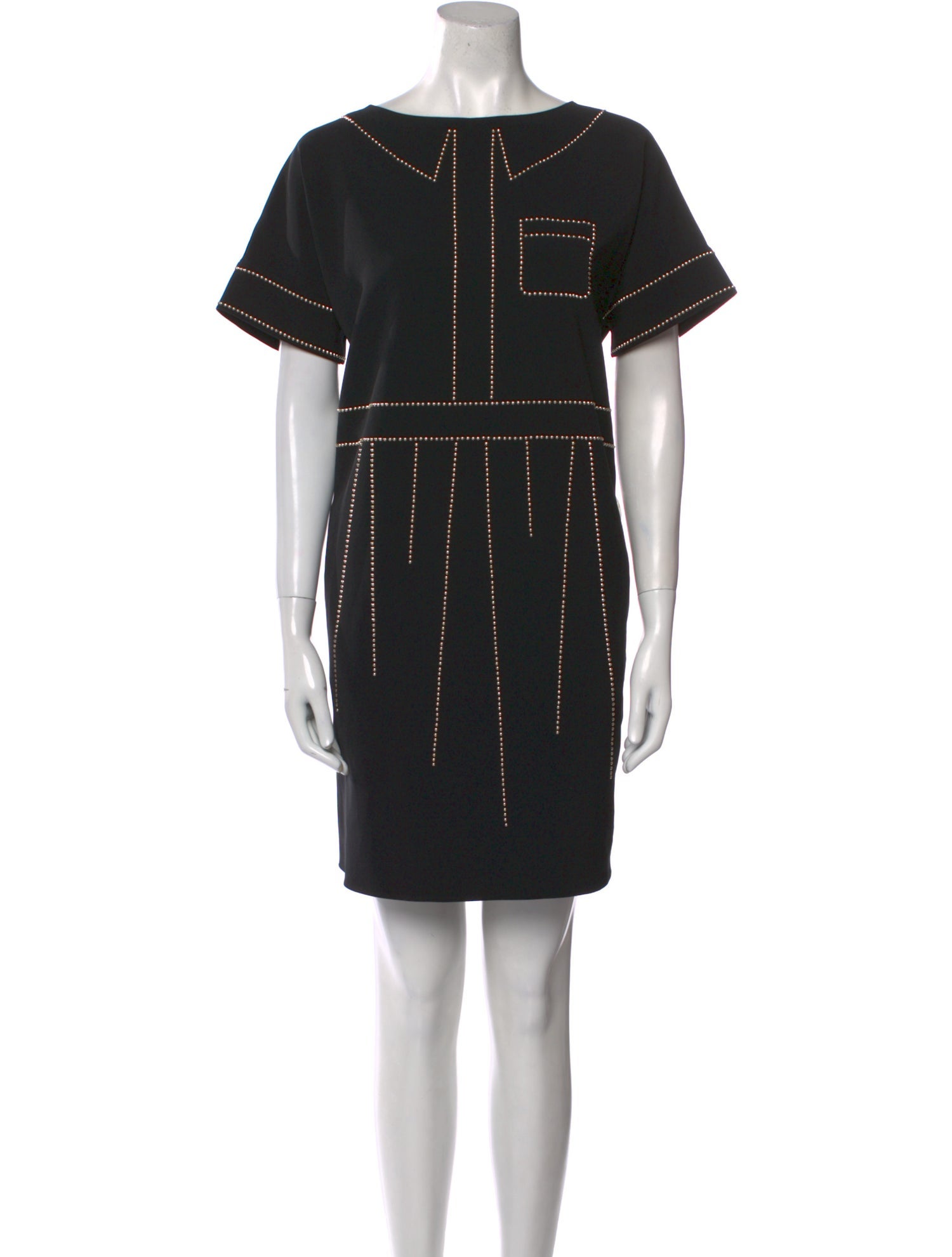 Moschino Couture Striped Mini Dress w/ Tags