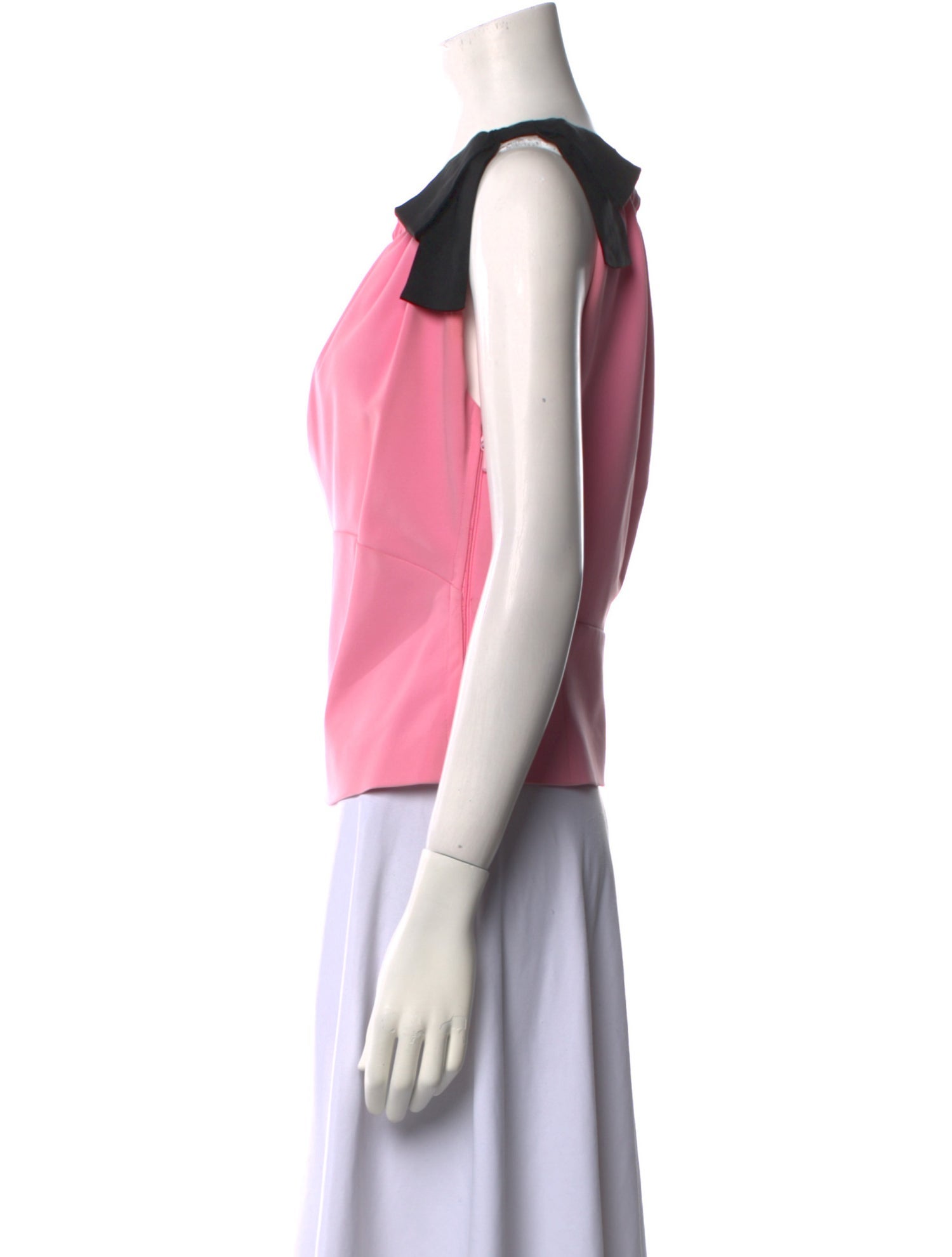 Moschino Couture Square Neckline Sleeveless Blouse