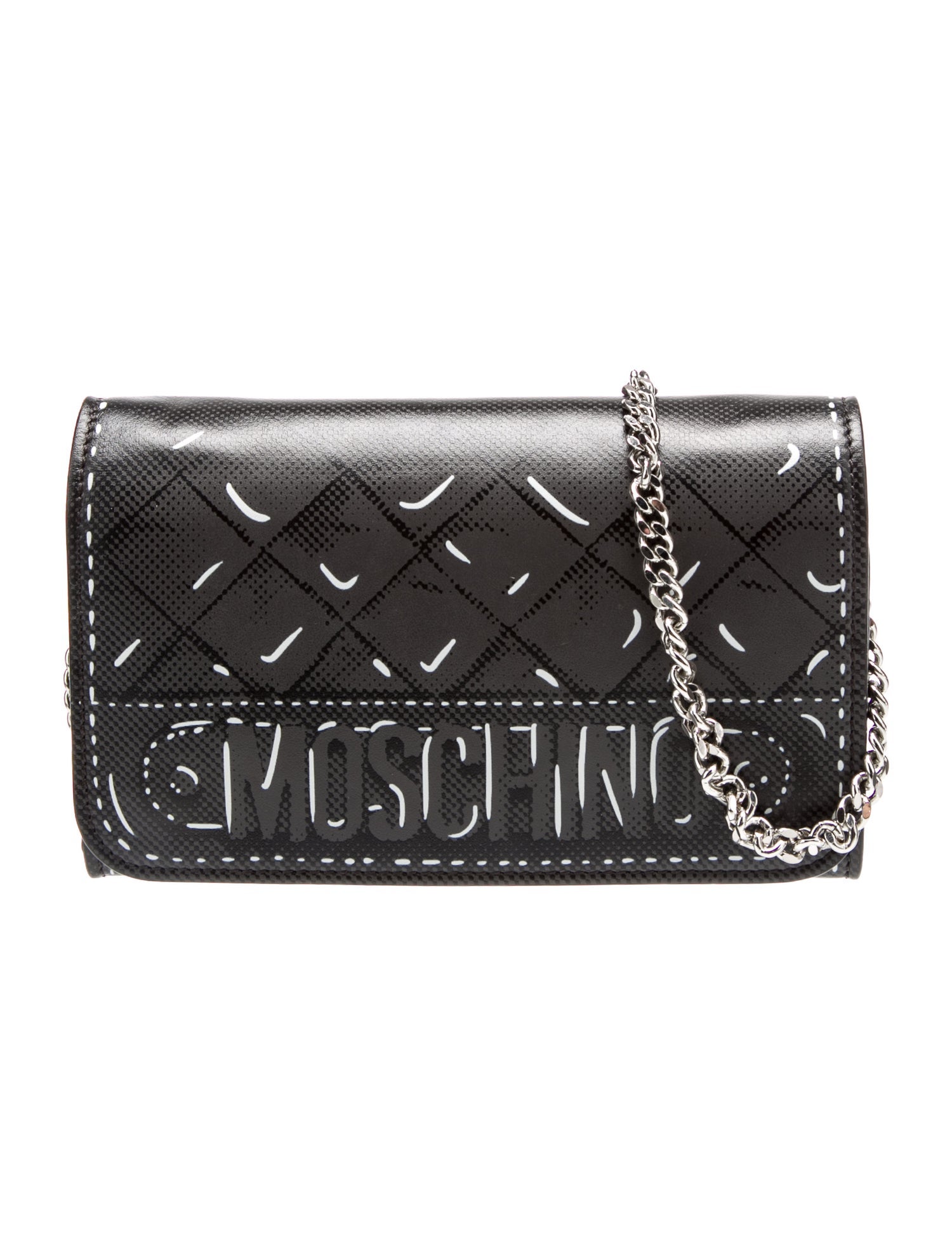 Moschino Couture Leather Shoulder Bag