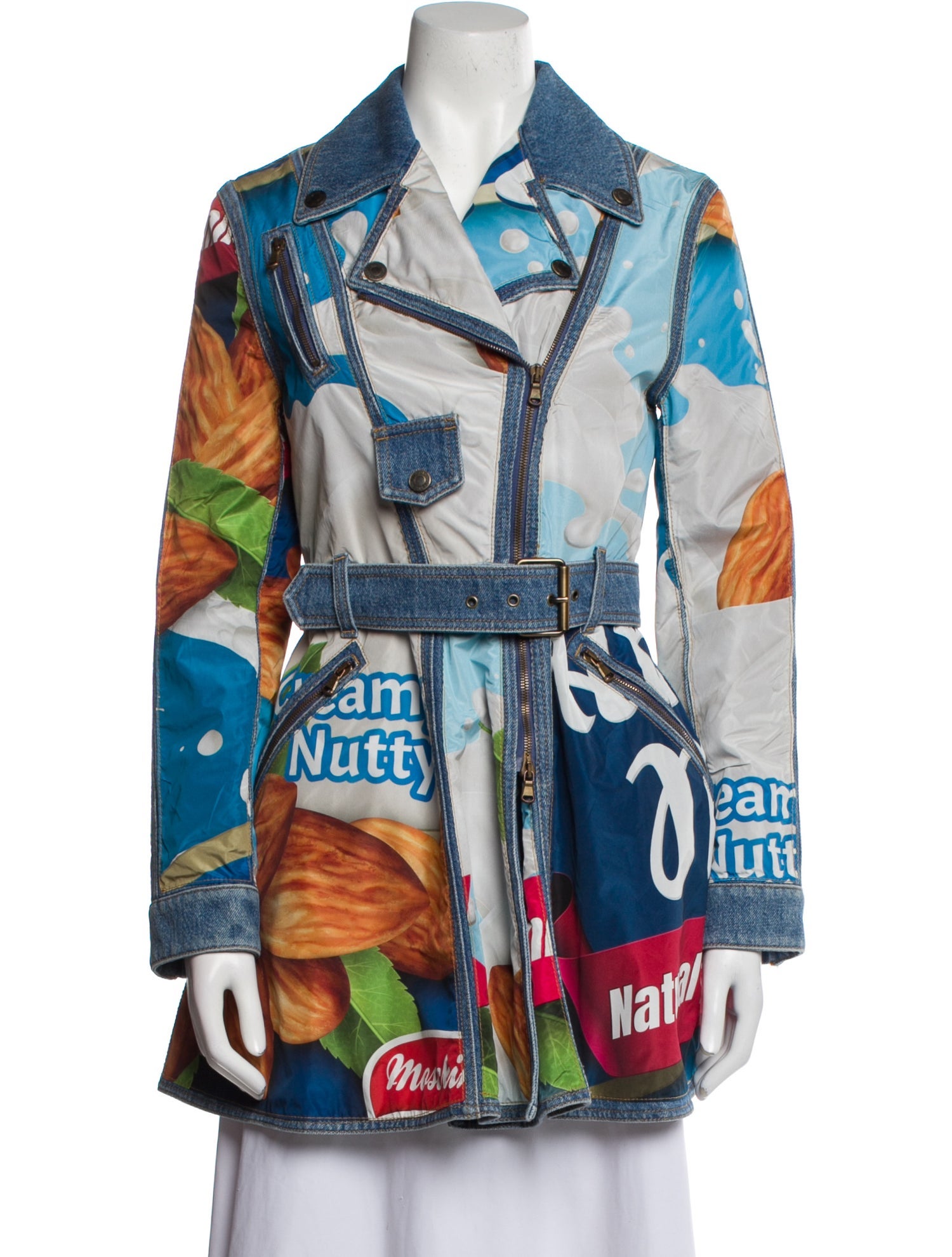 Moschino Couture 2019 Printed Trench Coat