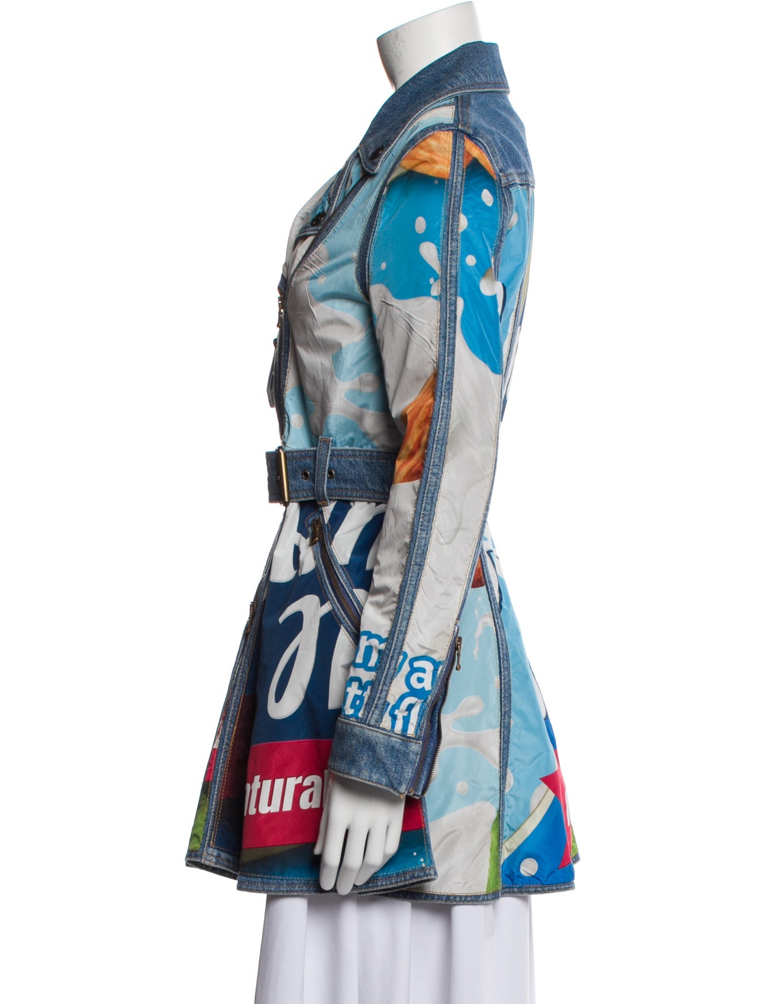 Moschino Couture 2019 Printed Trench Coat