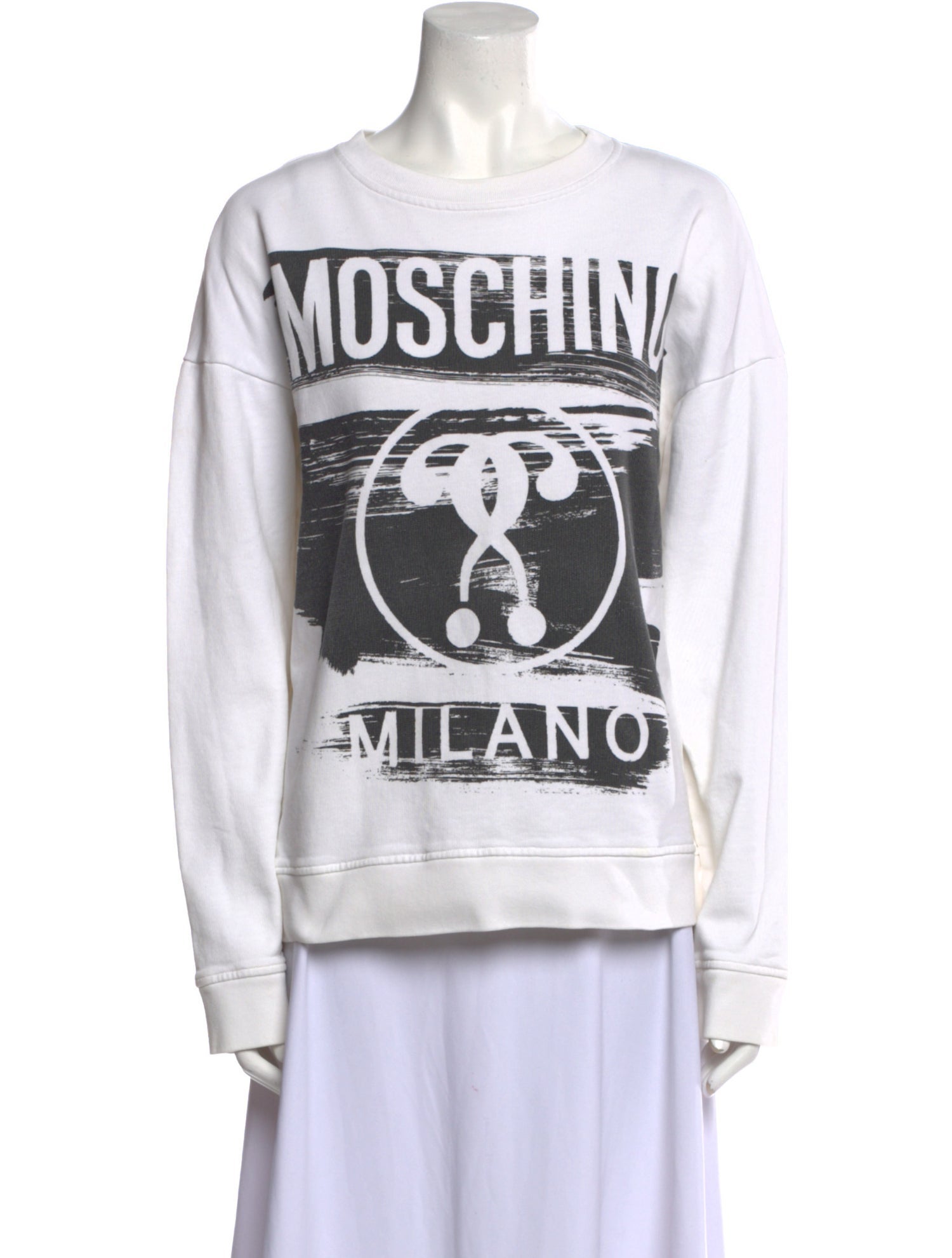 Moschino Couture Graphic Print Crew Neck Sweatshirt