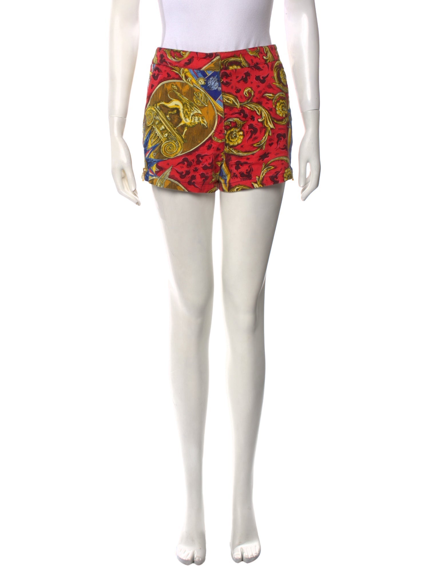 Moschino Couture Printed Mini Shorts