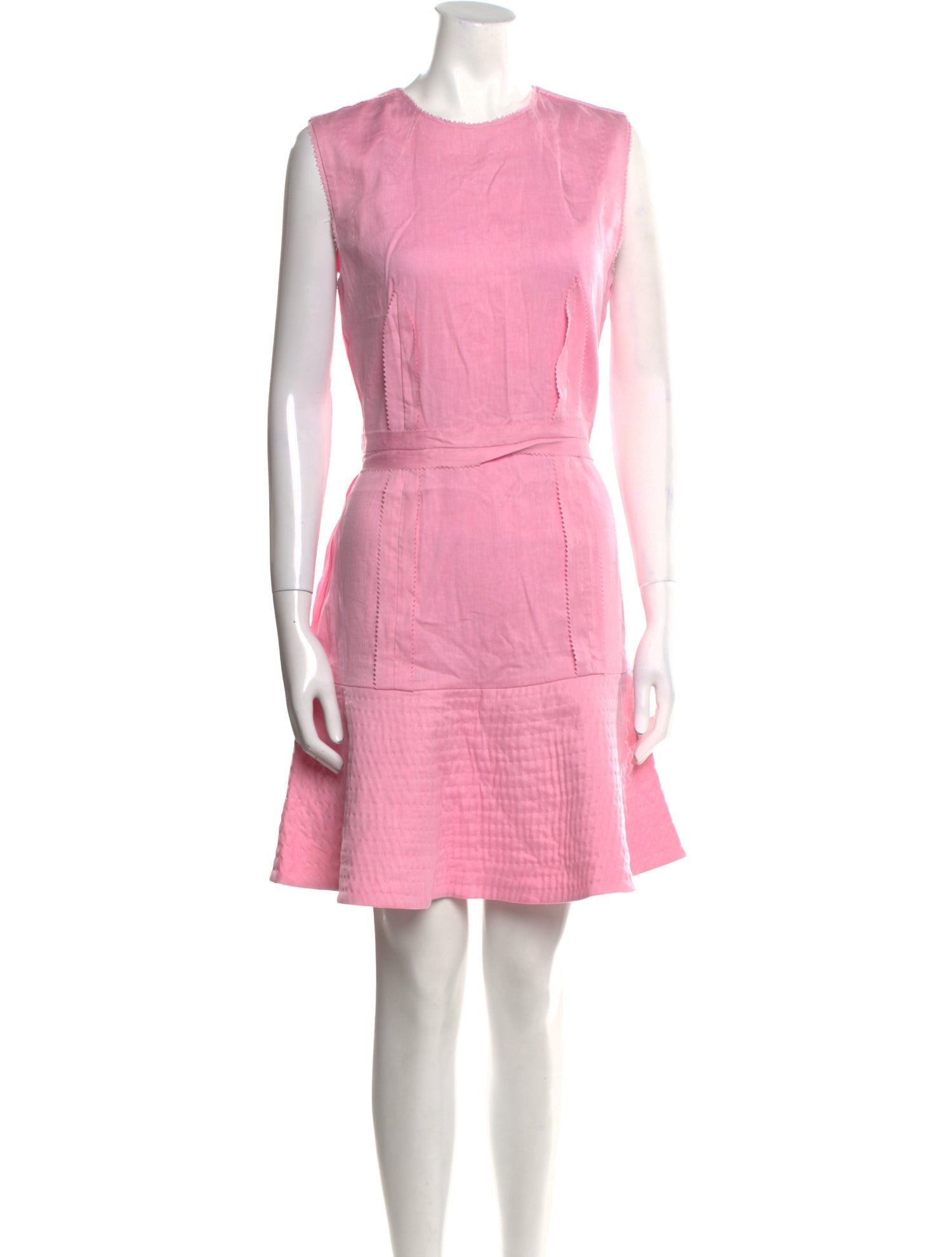 Moschino Couture Crew Neck Mini Dress