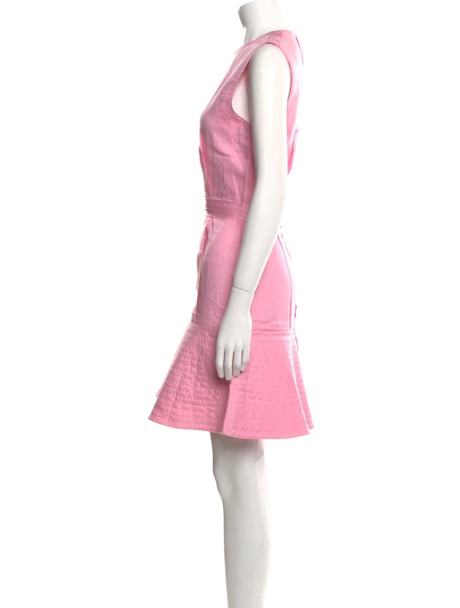 Moschino Couture Crew Neck Mini Dress