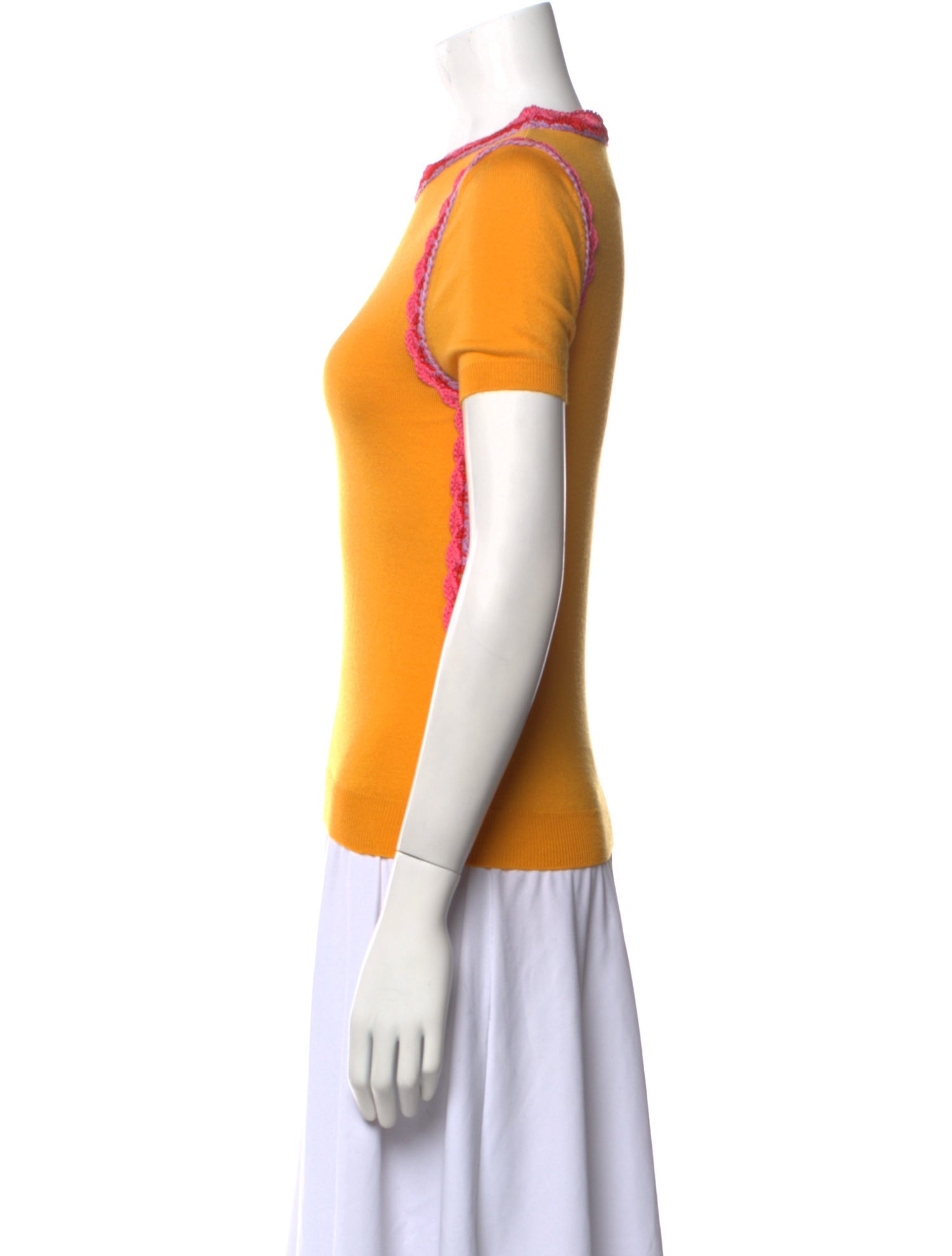 Moschino Couture Virgin Wool Crew Neck Top