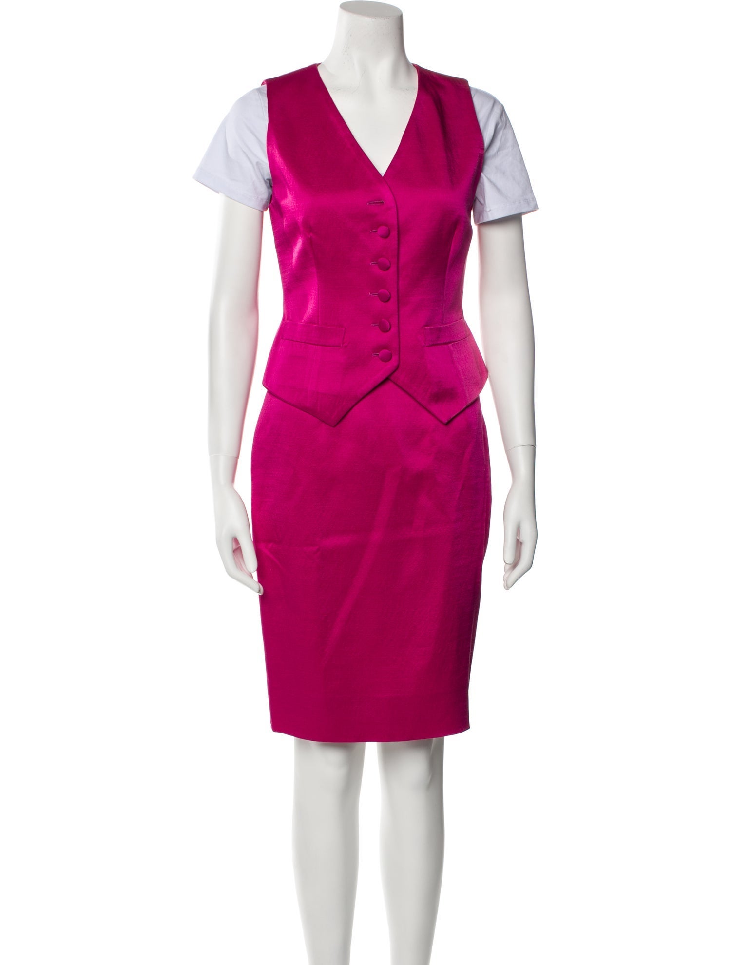 Moschino Couture Vintage Late 1980's - Early 1990's Skirt Suit