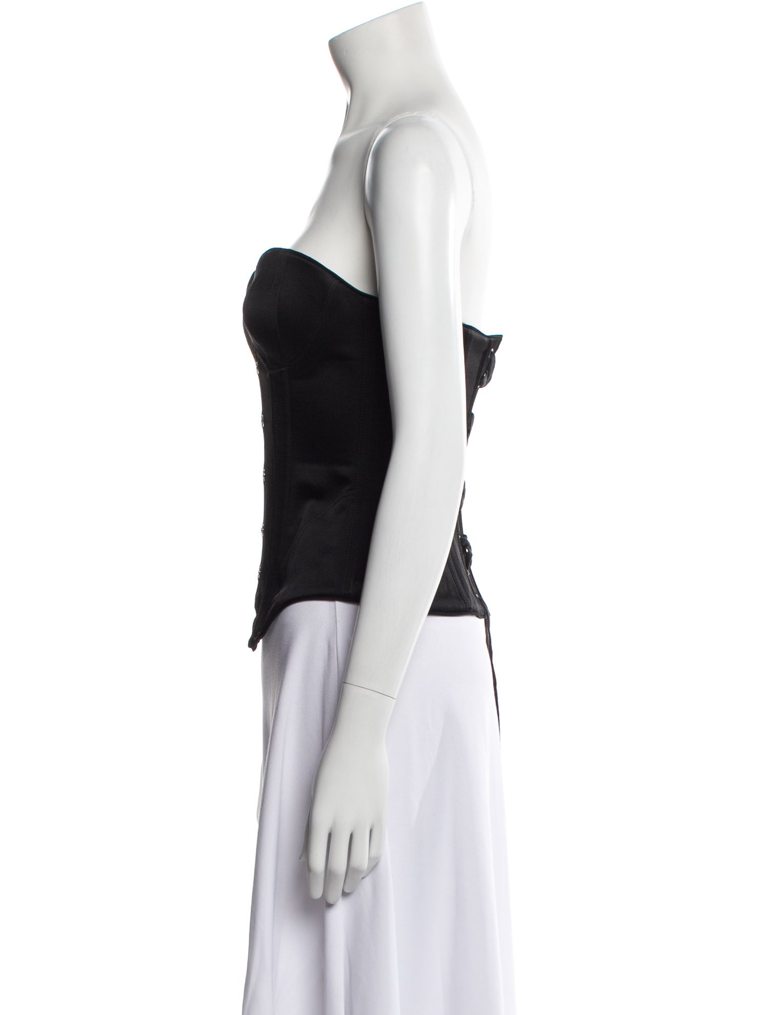 Moschino Couture Strapless Crop Top