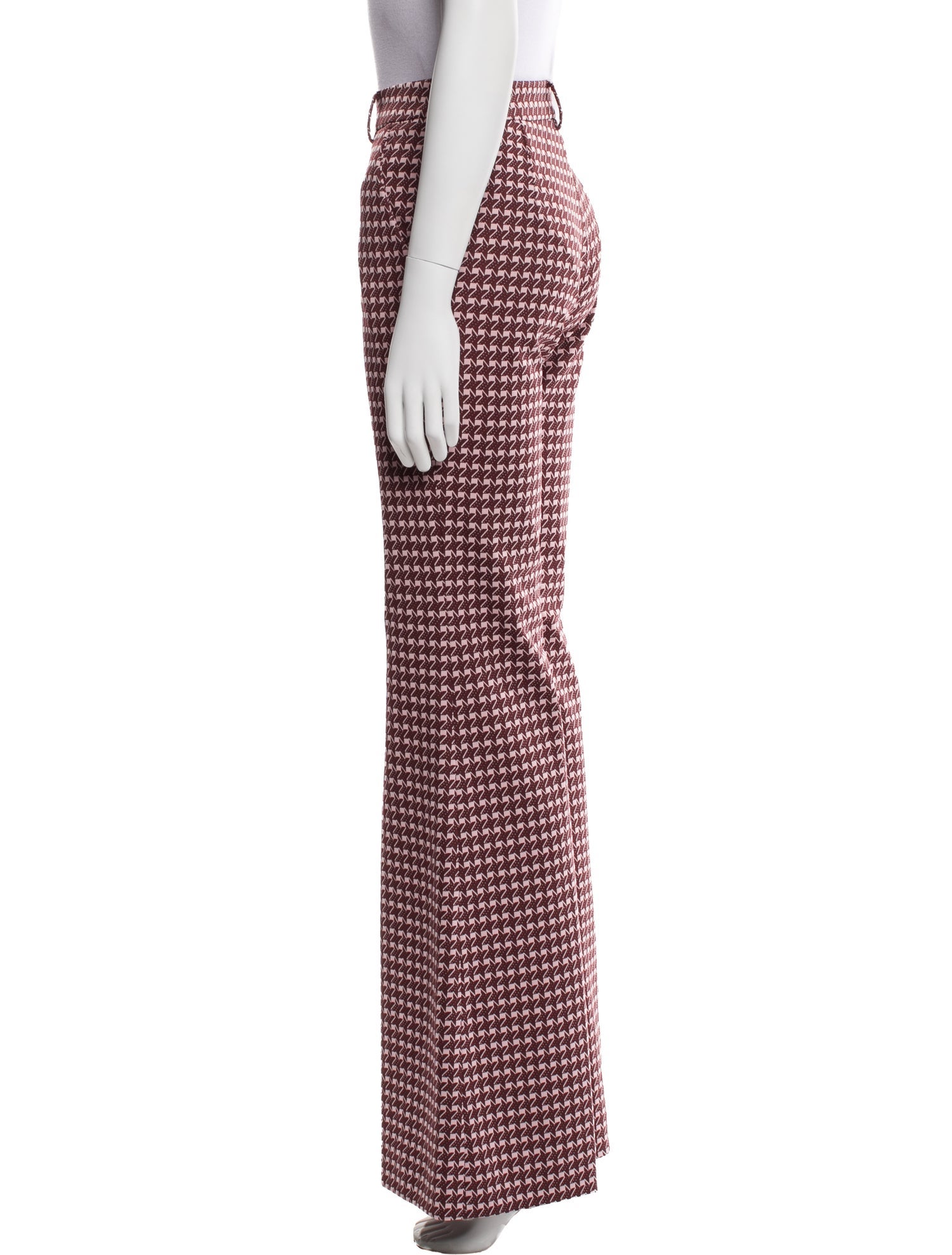 Moschino Couture Printed Wide Leg Pants w/ Tags