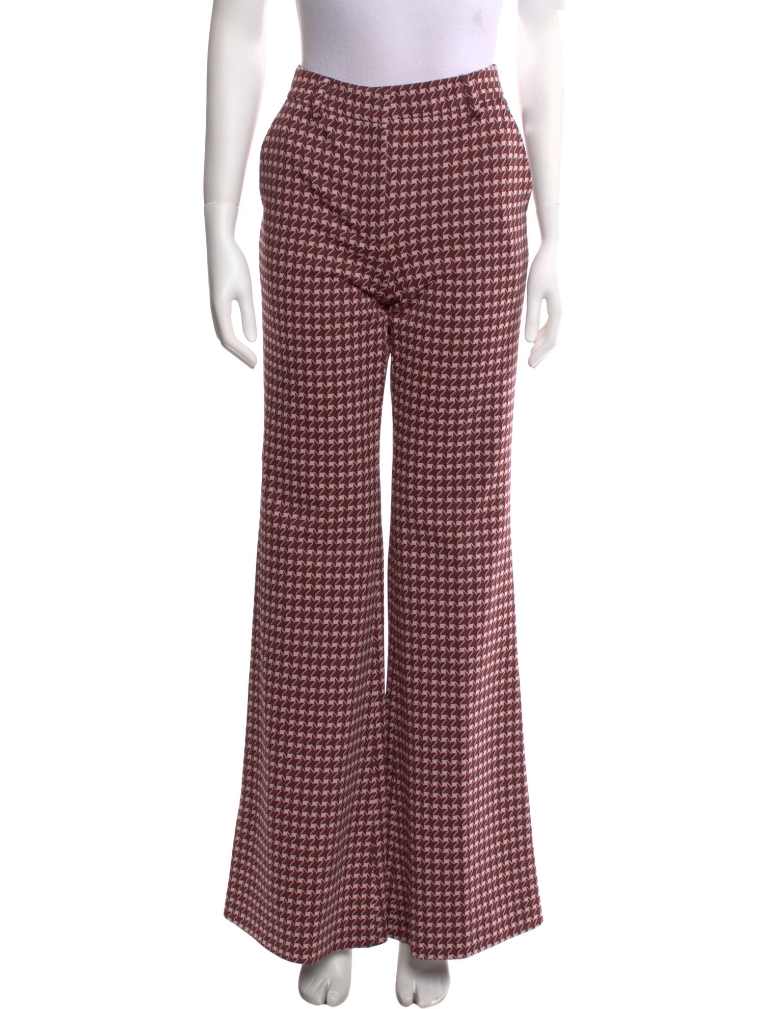 Moschino Couture Printed Wide Leg Pants w/ Tags