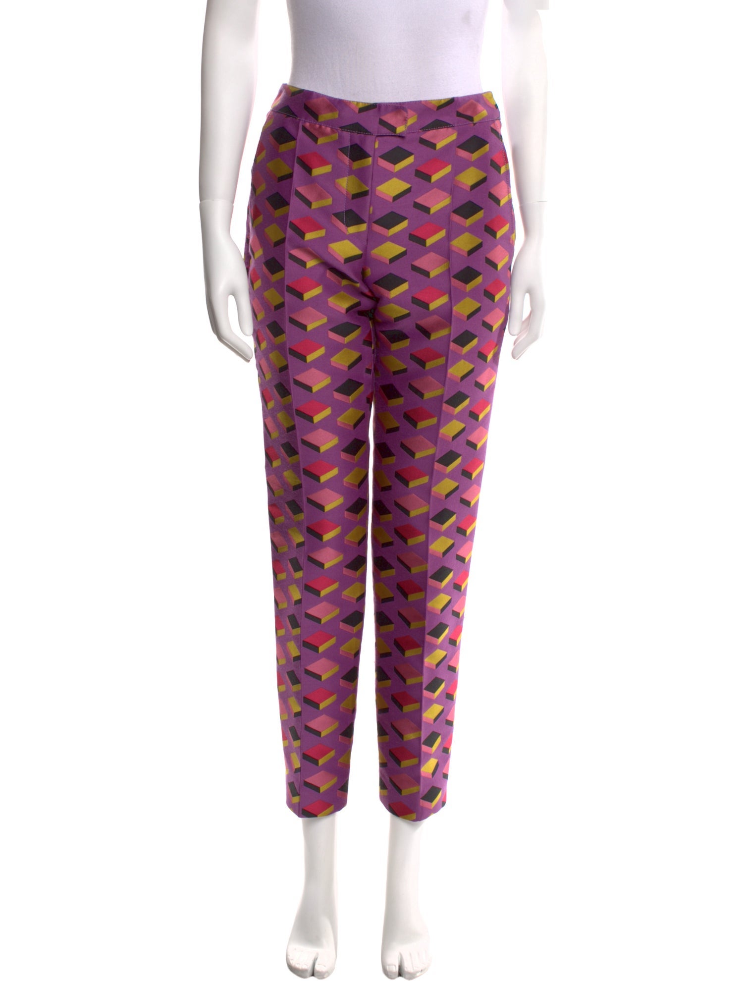 Moschino Couture Printed Skinny Leg Pants