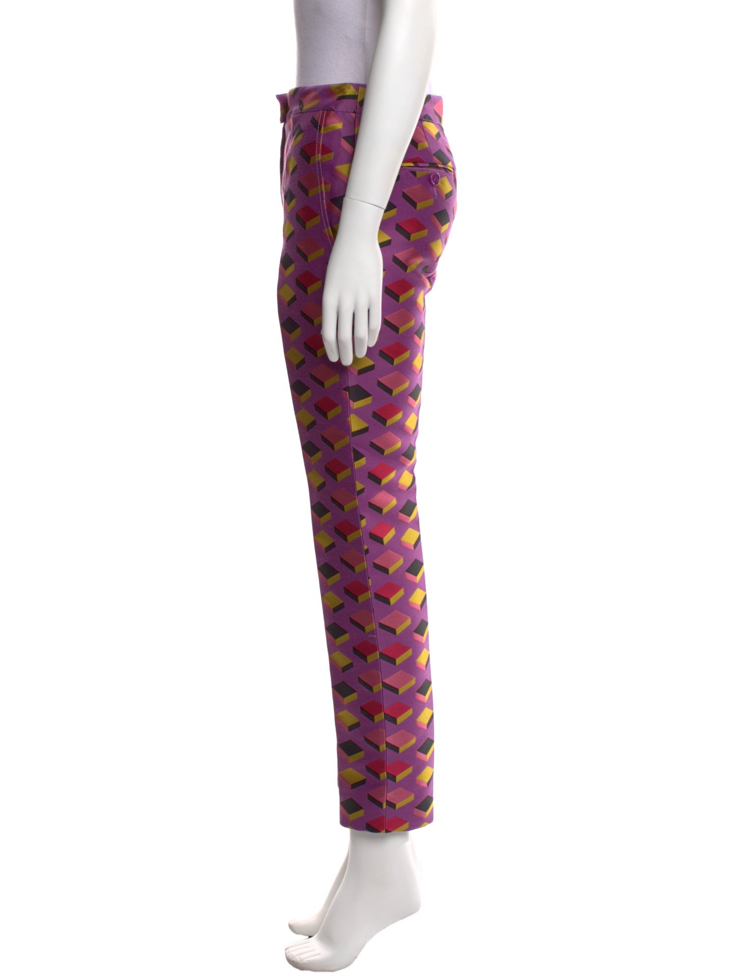 Moschino Couture Printed Skinny Leg Pants