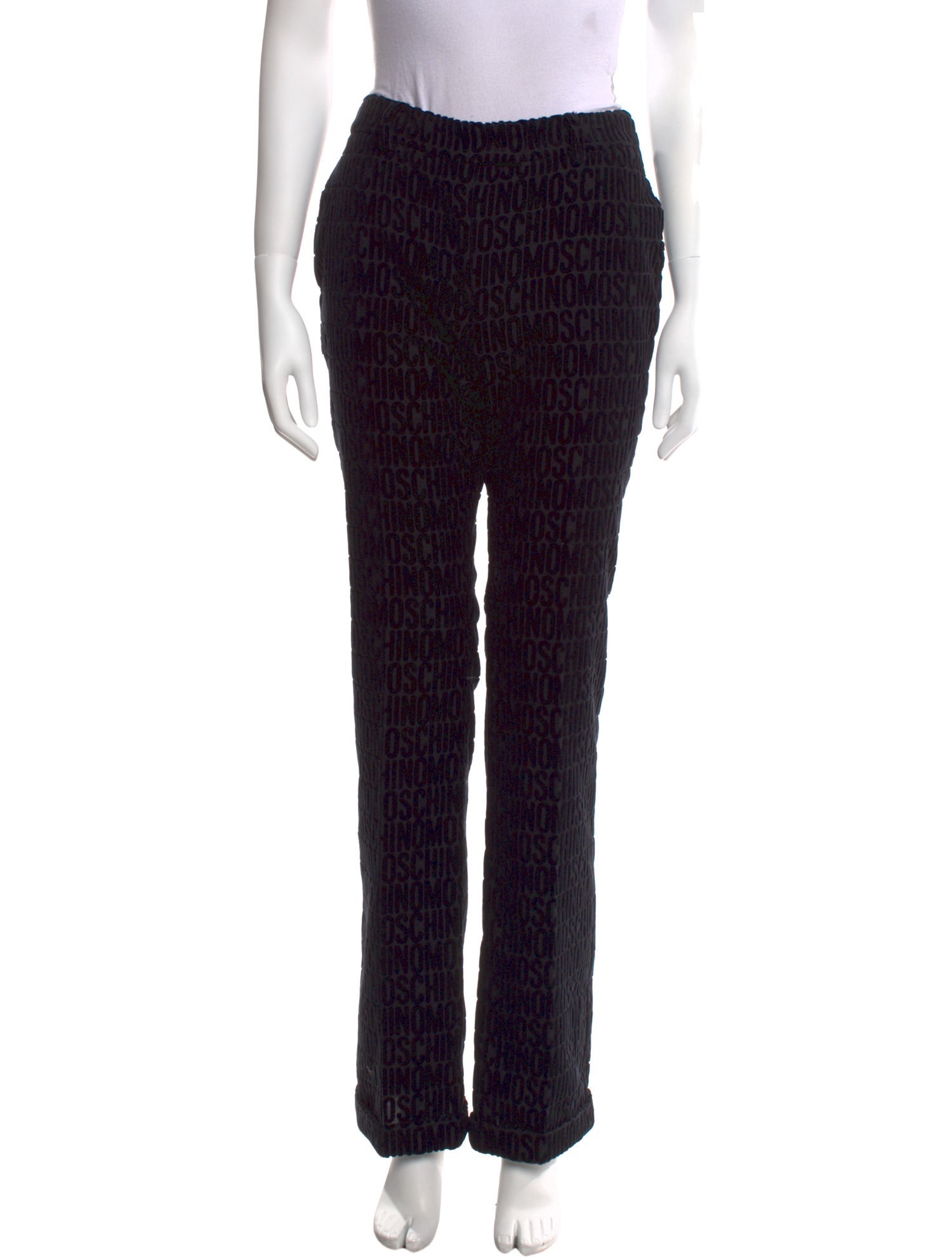 Moschino Couture Printed Wide Leg Pants w/ Tags