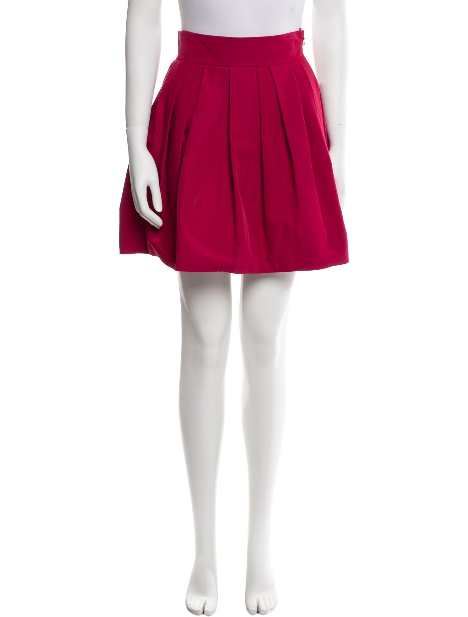 【送料&関税込】Moschino Pleated Skirt Moschino Couture Skirt Red Pleated Accents