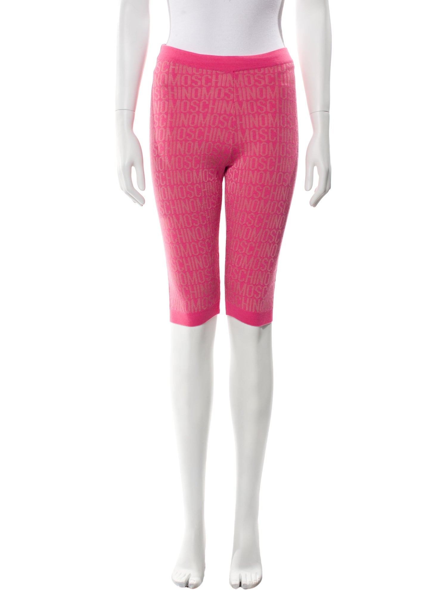 Moschino Couture Virgin Wool Straight Leg Pants