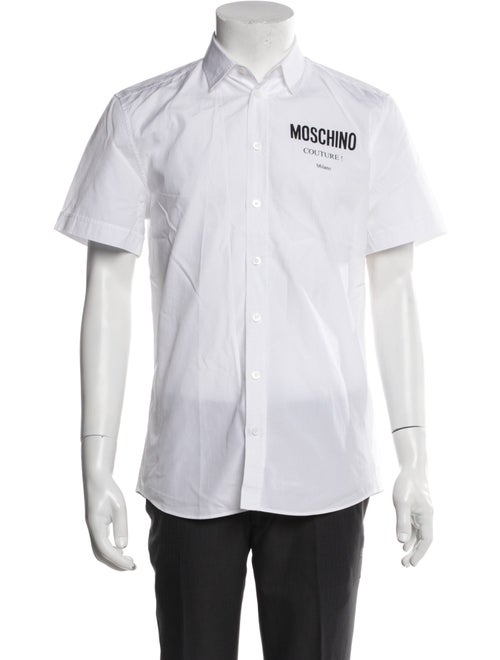 Moschino Couture Graphic Print Short Sleeve Shirt