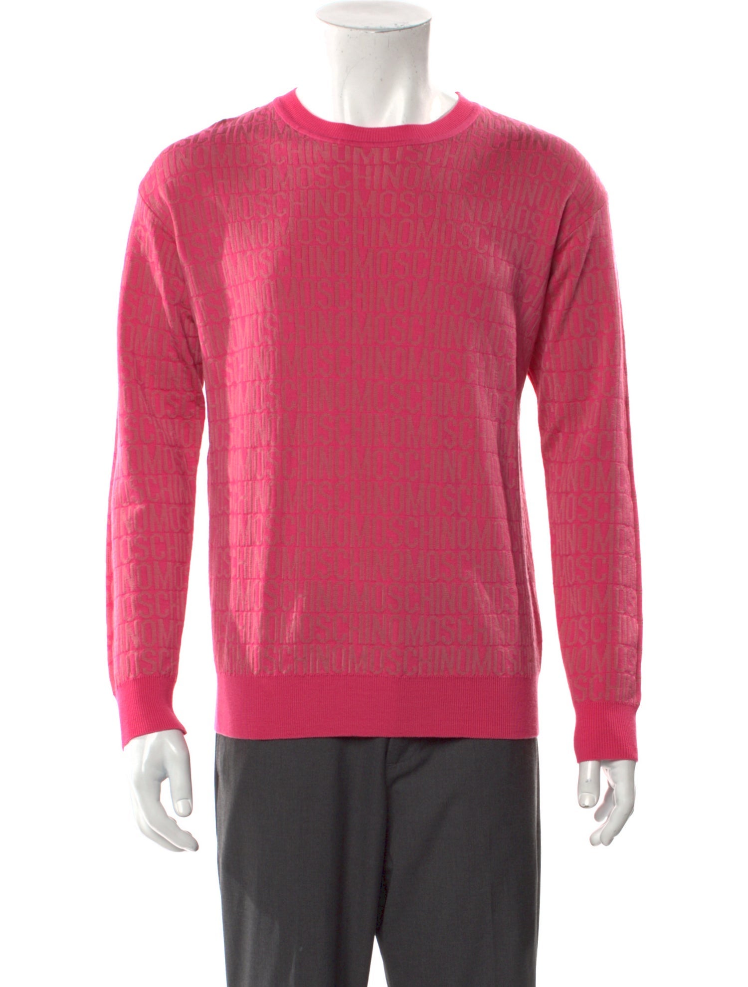 Moschino Couture Virgin Wool Crew Neck Pullover w/ Tags