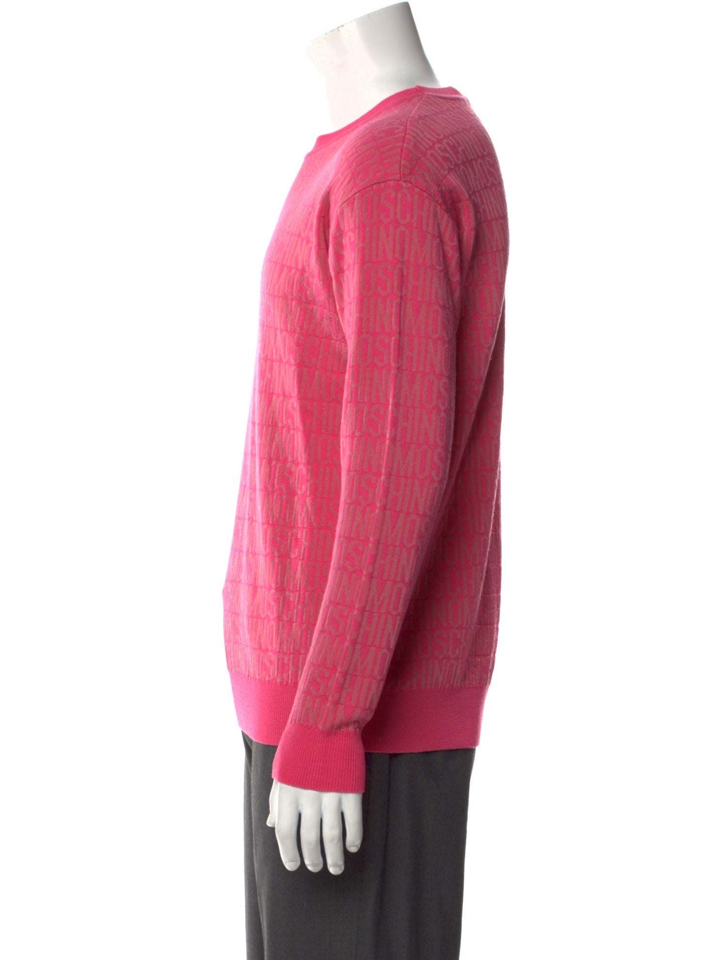 Moschino Couture Virgin Wool Crew Neck Pullover w/ Tags