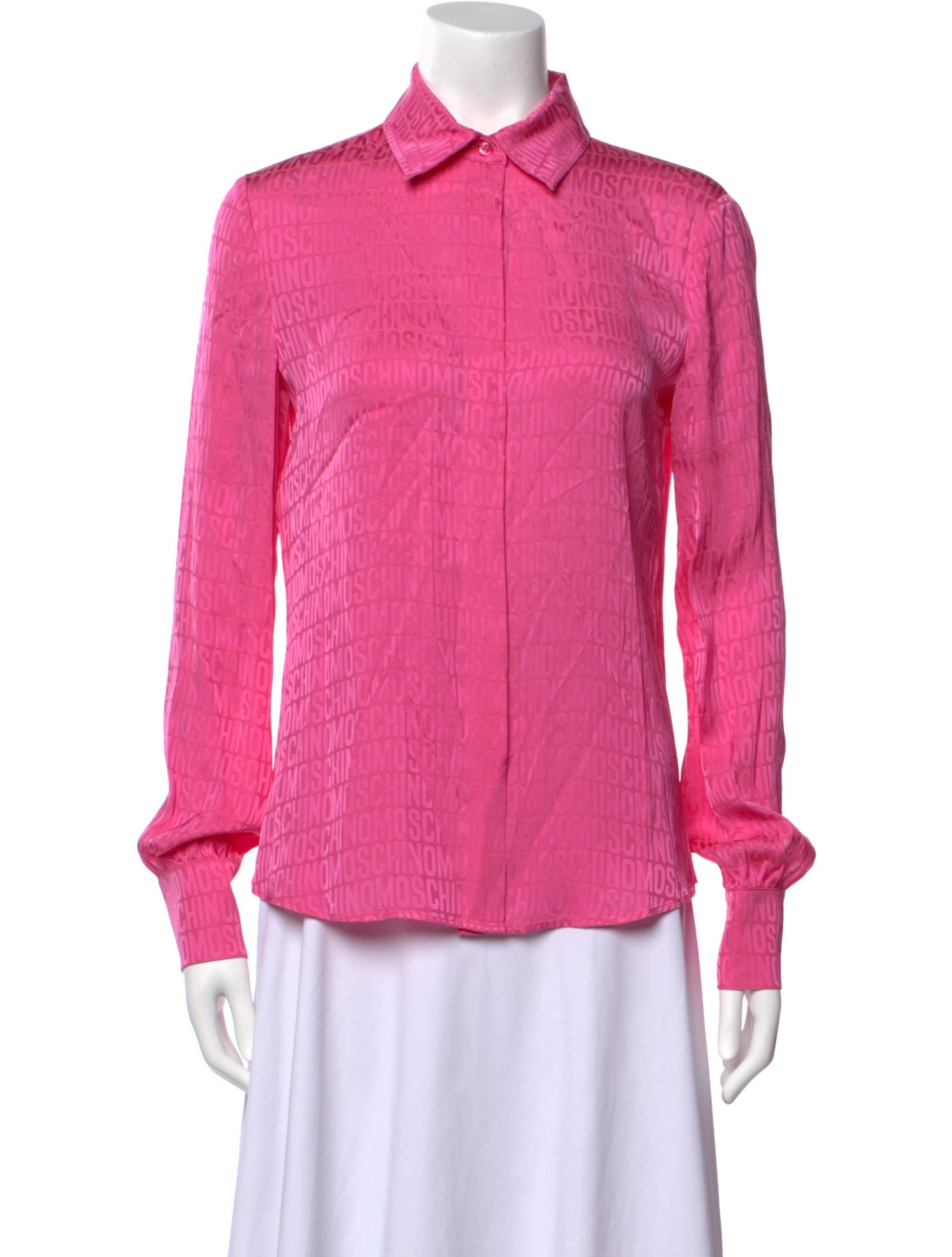 Moschino Couture Long Sleeve Button-Up Top w/ Tags