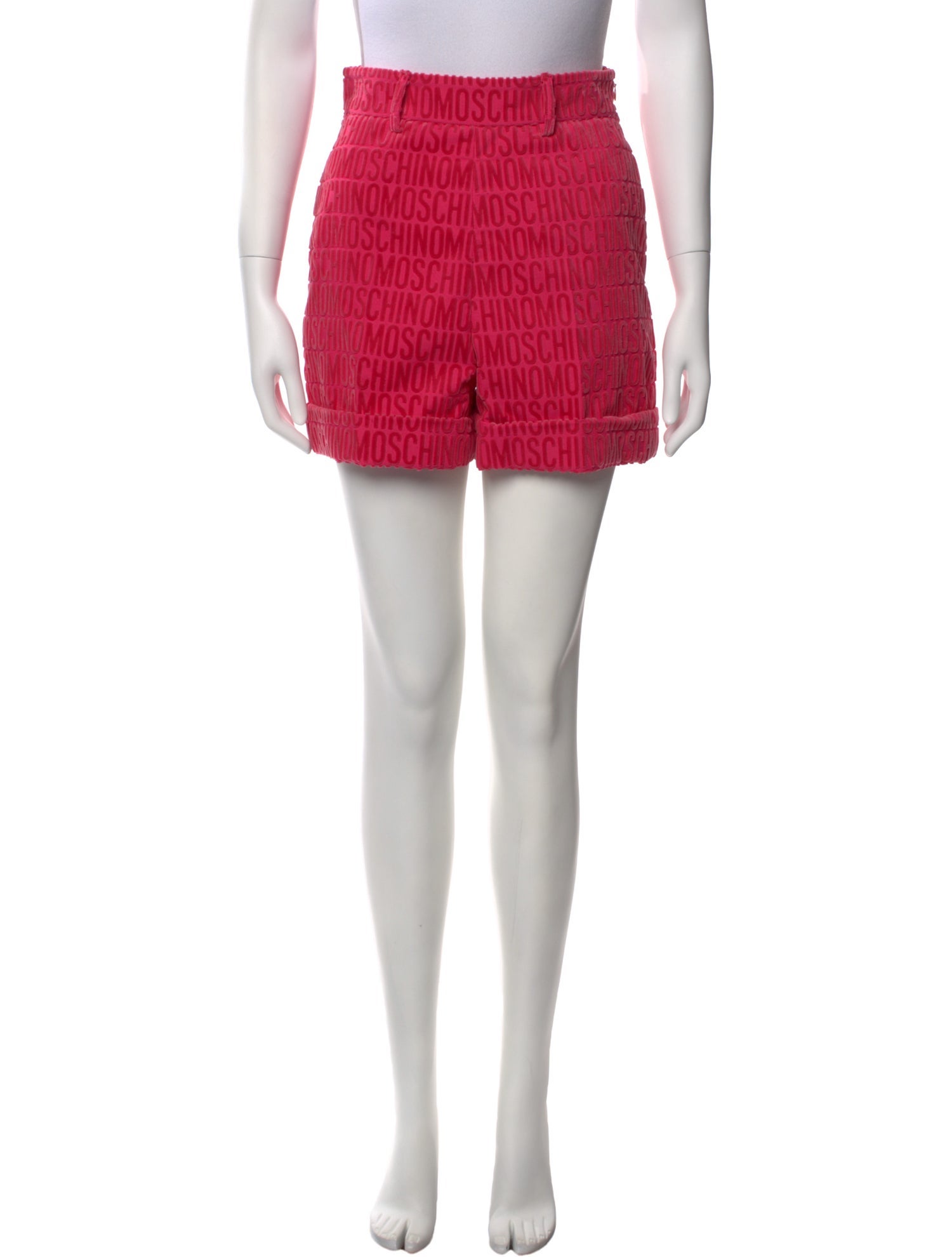 Moschino Couture Printed Mini Shorts