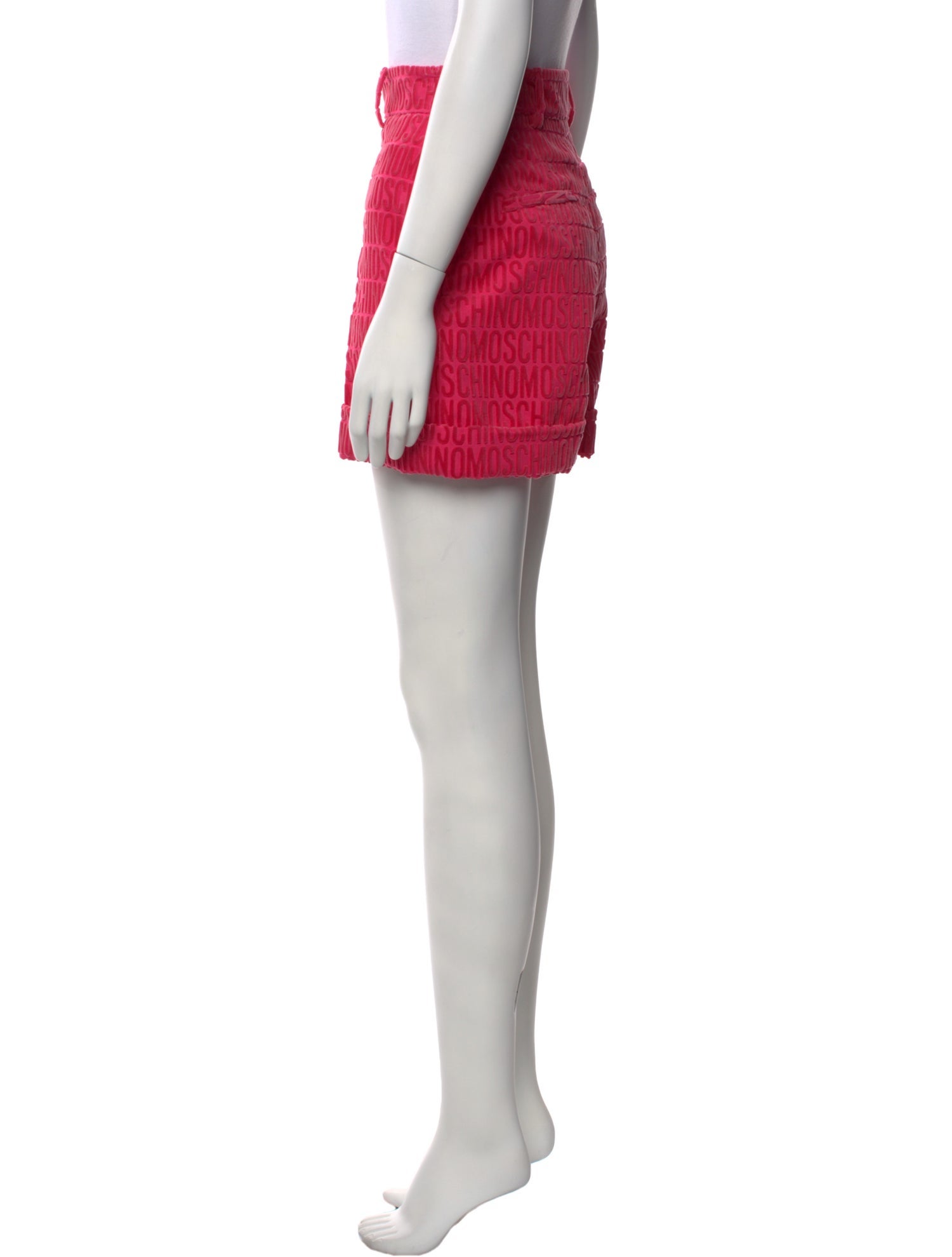 Moschino Couture Printed Mini Shorts